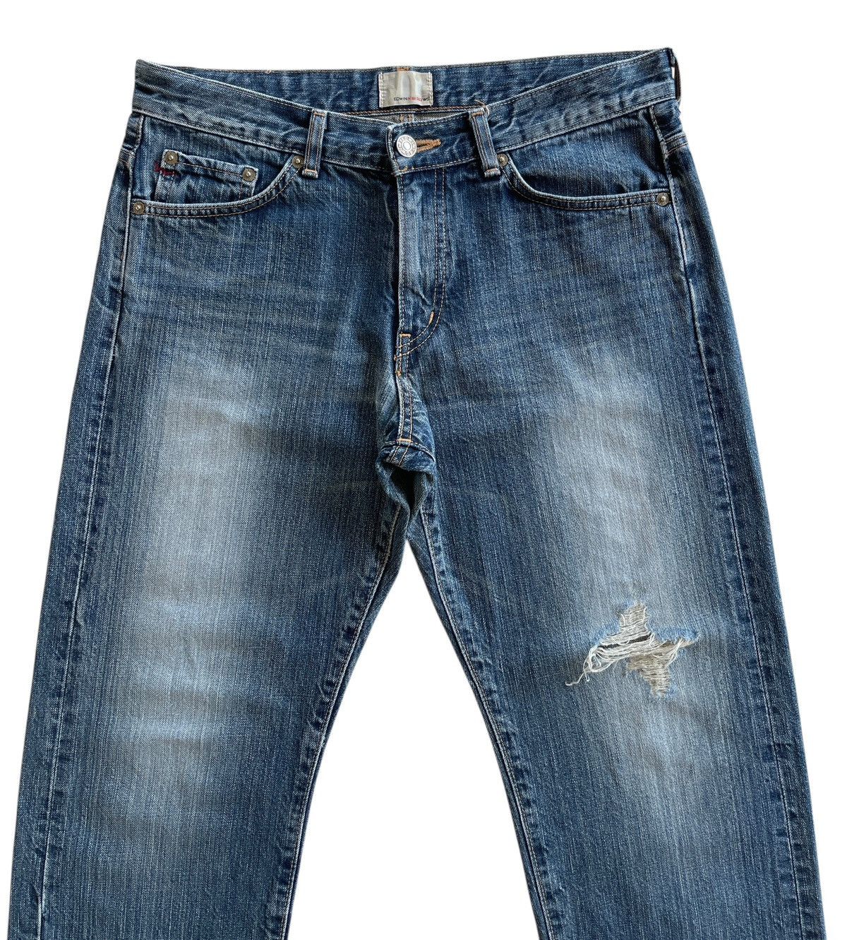Vintage Edwin Miss 503 WS Distressed Denim Jeans Size 31" - 3 Thumbnail