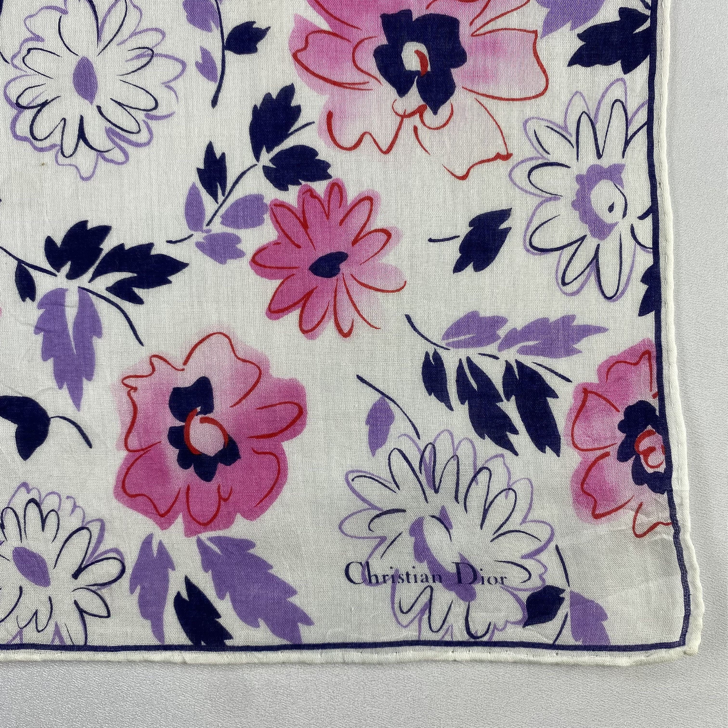 Vintage Christian Dior Monsieur Handkerchief / Neckerchief-P1908 Size ONE SIZE - 3 Thumbnail