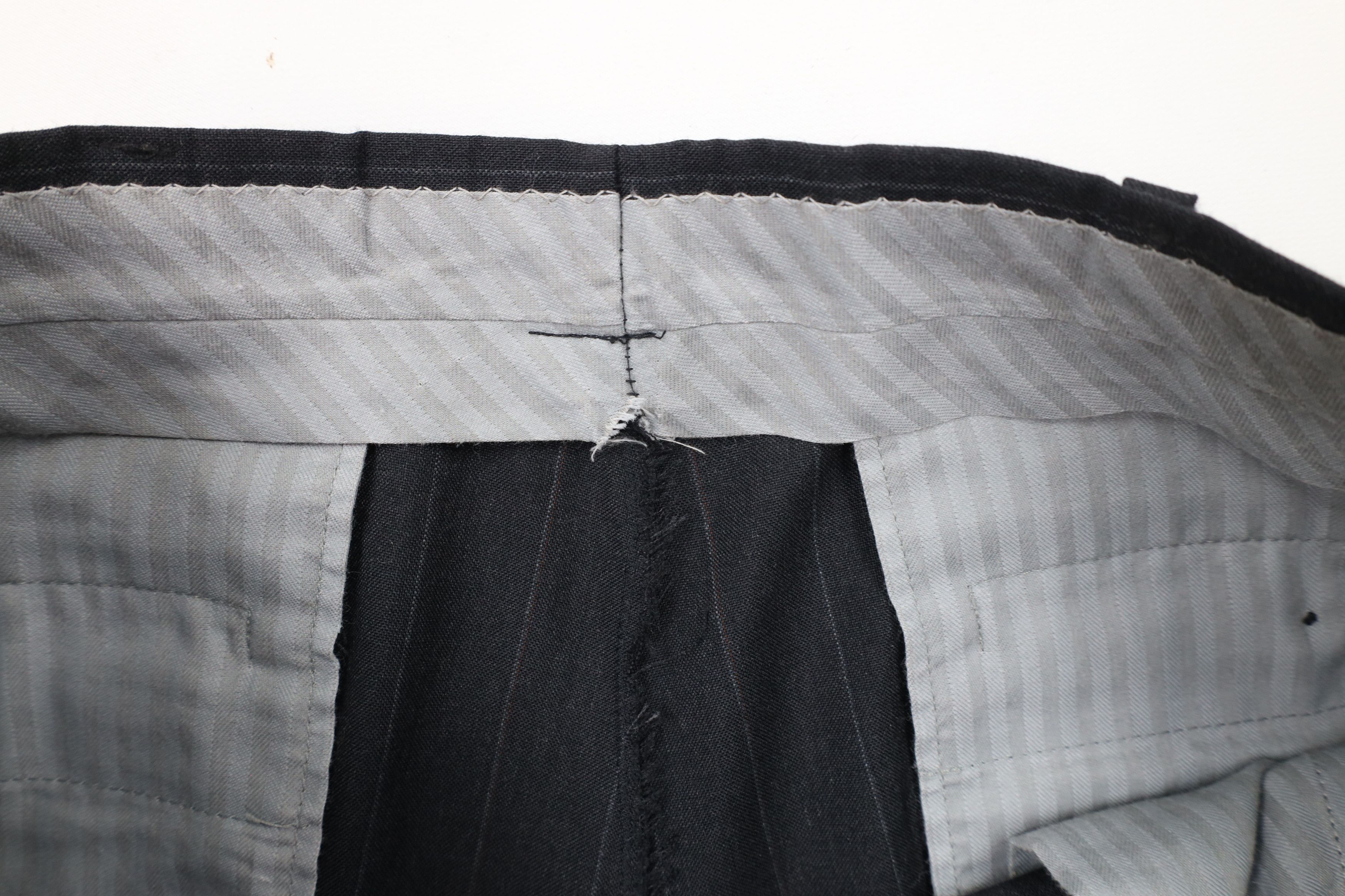 Vintage Vintage 70s Streetwear Pinstriped Wide Leg Chino Pants USA Size US 34 / EU 50 - 7 Thumbnail