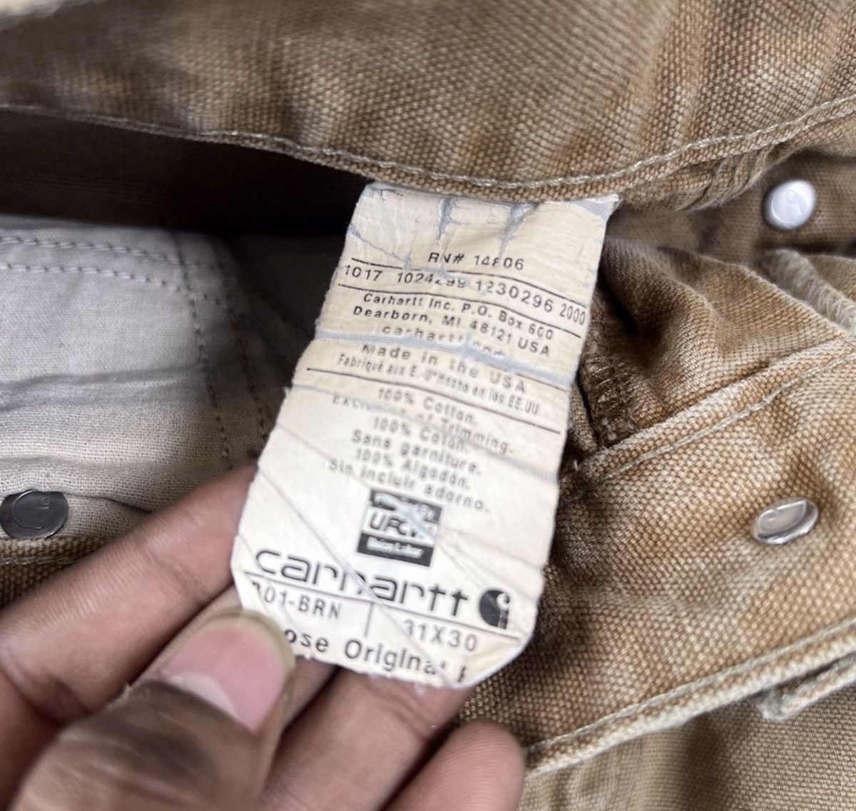 Carhartt Vintage carhartt double knee workwear Size US 31 - 4 Thumbnail