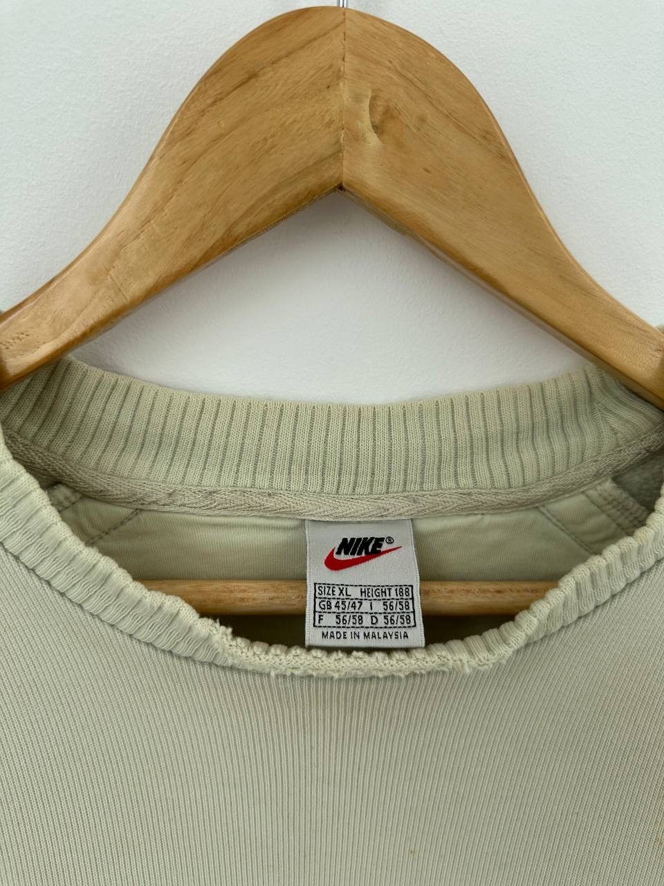 Nike Vintage Nike Faded Green Distressed Sweatshirt Size US XL / EU 56 / 4 - 8 Thumbnail