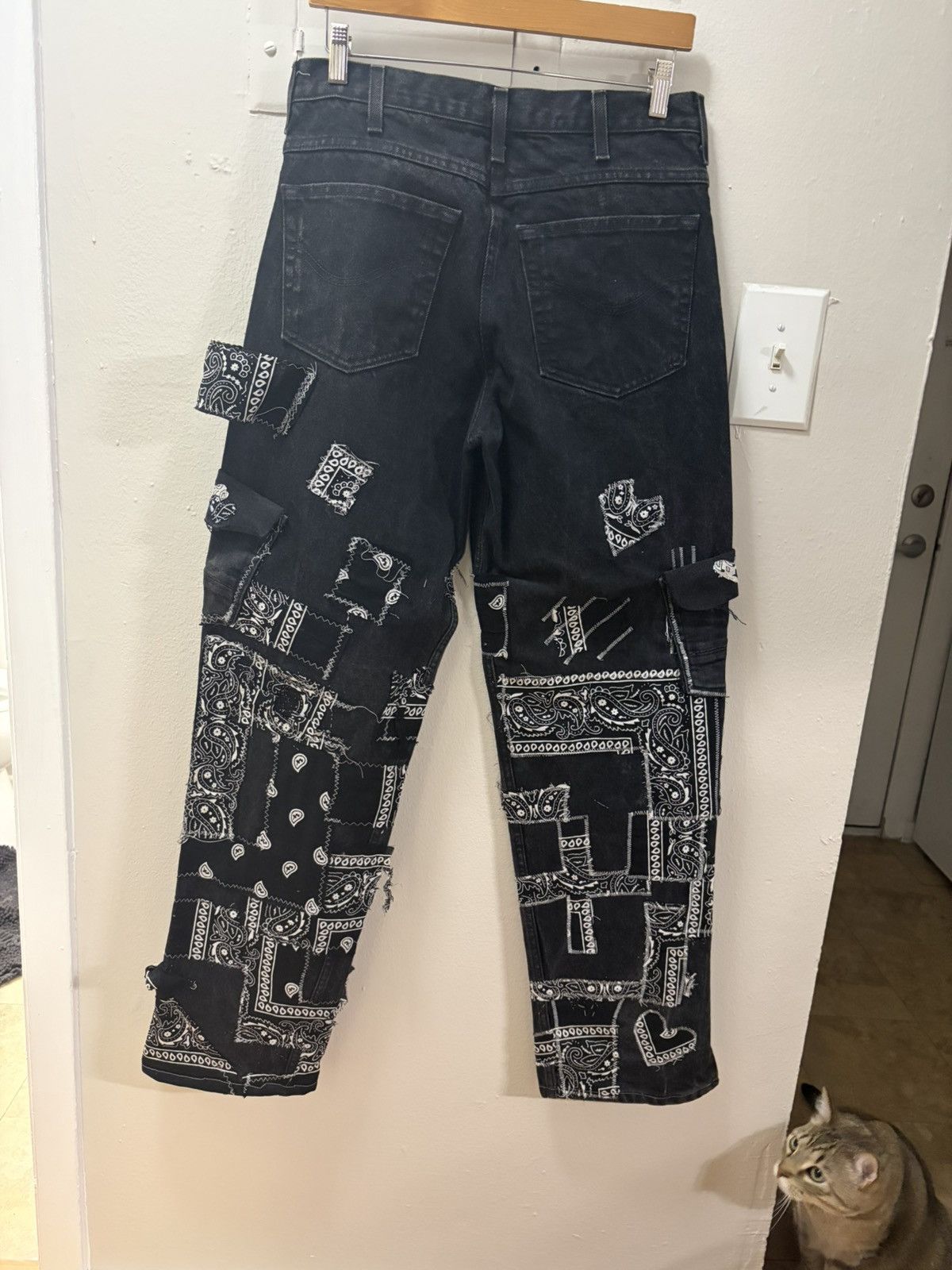 Other DAIN AYLOR 1/1 Bandana Patchwork Cut and Sew Denim Size US 32 / EU 48 - 5 Thumbnail