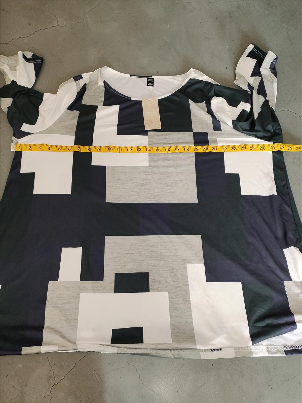Other Emory Rose 5XL Geometric Pattern Long Sleeve Blouse Size 4XL / US 24-26 - 6 Thumbnail