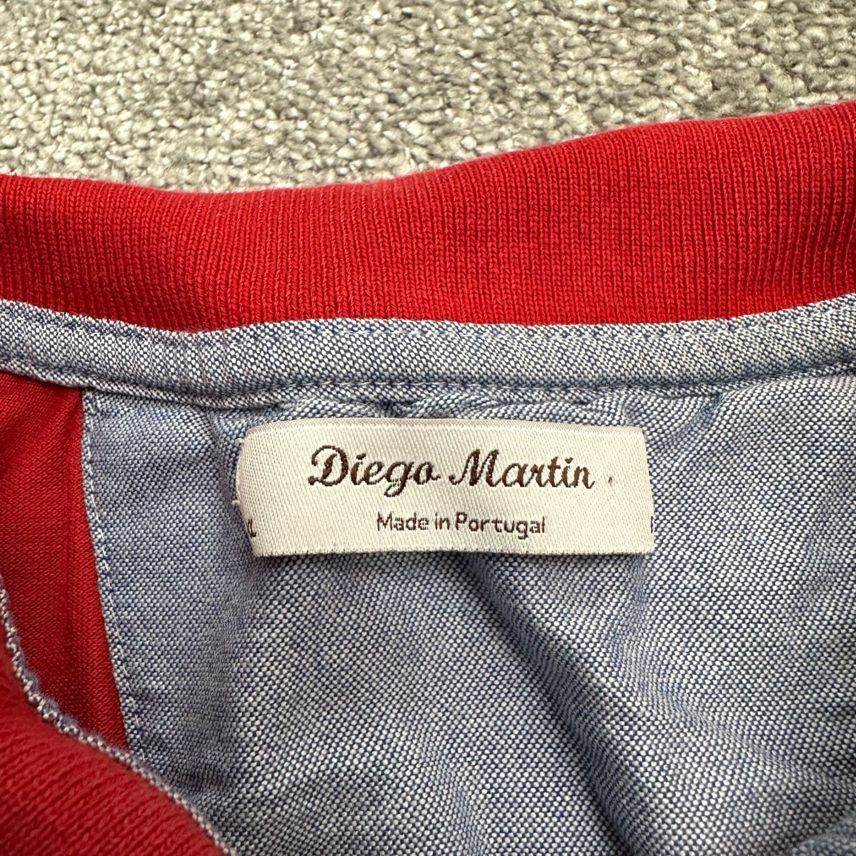 Vintage VINTAGE? No, it's Not Vintage. Diego Martin Polo Shirt Womens XL Red Short Sleeve 1005 Cotton Pocket Casual Top Size XL / US 12-14 / IT 48-50 - 4 Thumbnail
