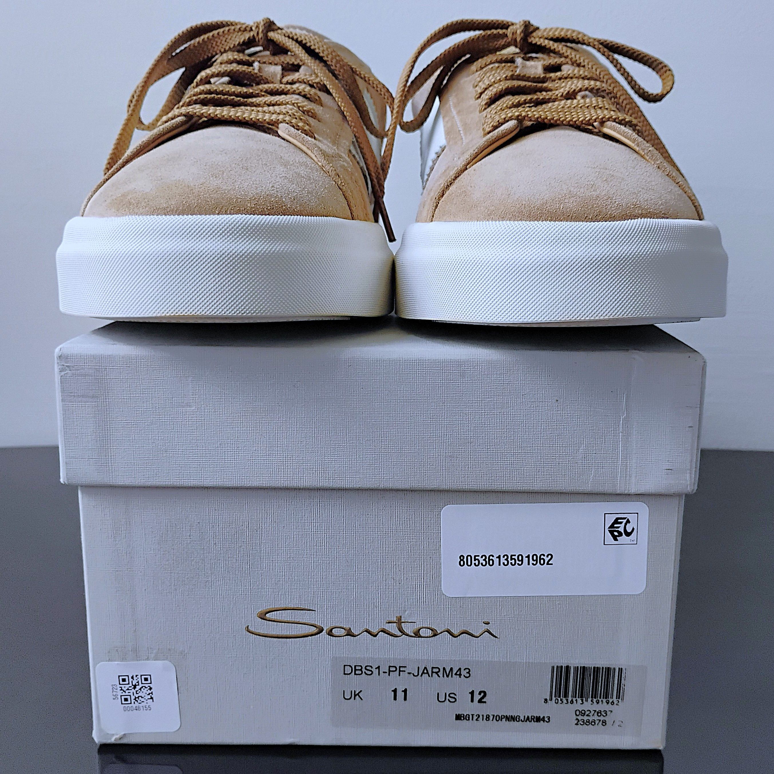 Santoni Santoni Men DBS1 Sneaker in Luxury & Beautiful-Made in Italy Size US 12 / EU 45 - 16 Thumbnail