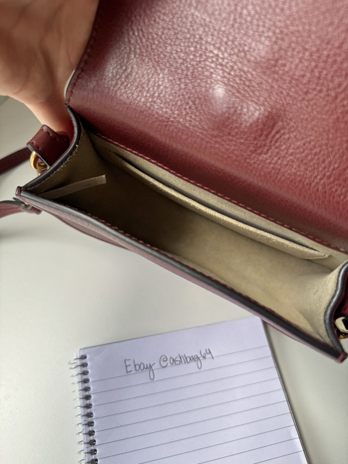Chloe Chloé Nile Minaudière Bracelet Bag Burgundy Size ONE SIZE - 10 Thumbnail