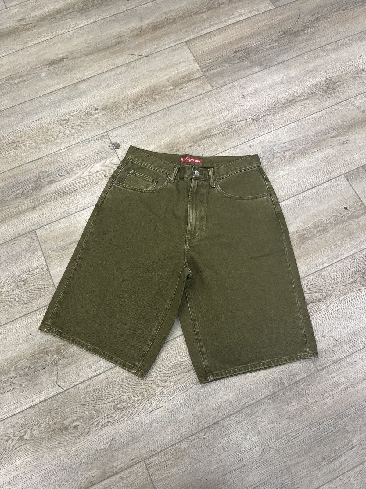Supreme Olive supreme denim short 32 Size US 32 / EU 48 - 1 Thumbnail
