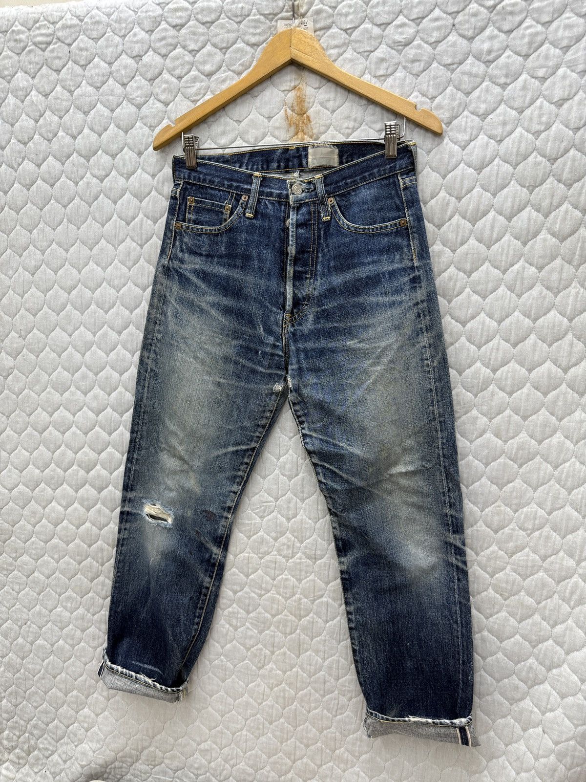 Vintage 🔥🔥🔥ARCHIVE VTG JAPAN SELVEDGE DENIM Size US 29 - 4 Thumbnail