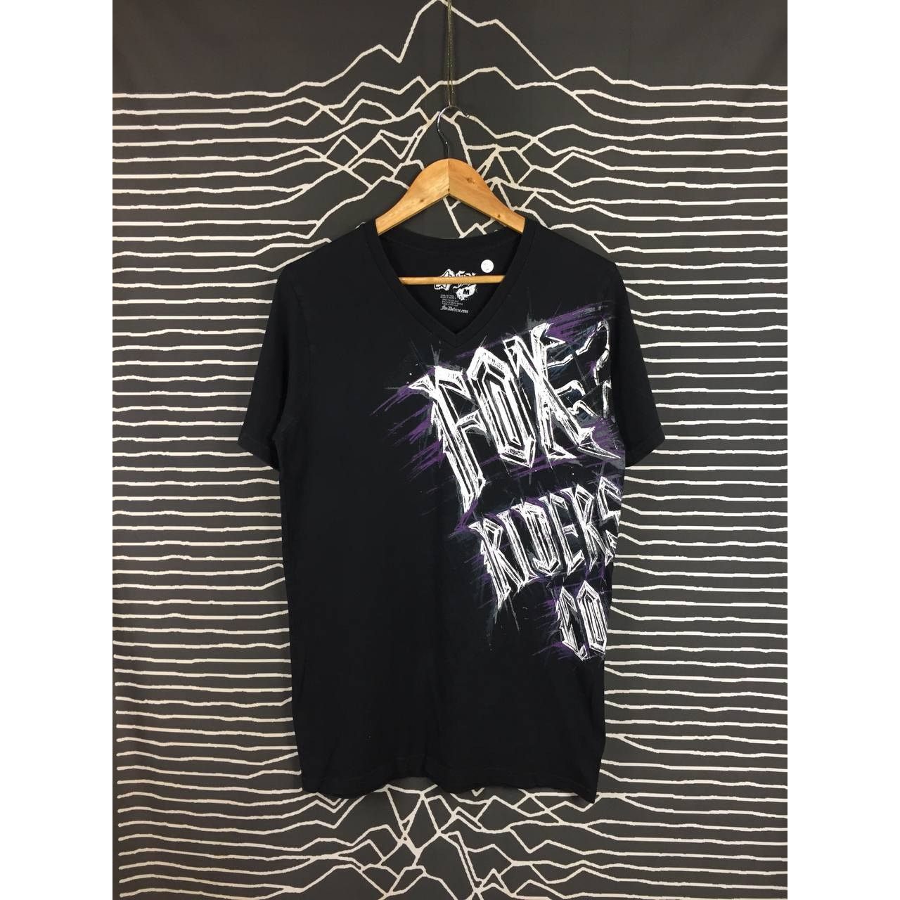 Fox Racing × Vintage Fox Racing Fox Riders Co Logo V-Neck Graphic Tee Size US M / EU 48-50 / 2 - 2 Thumbnail