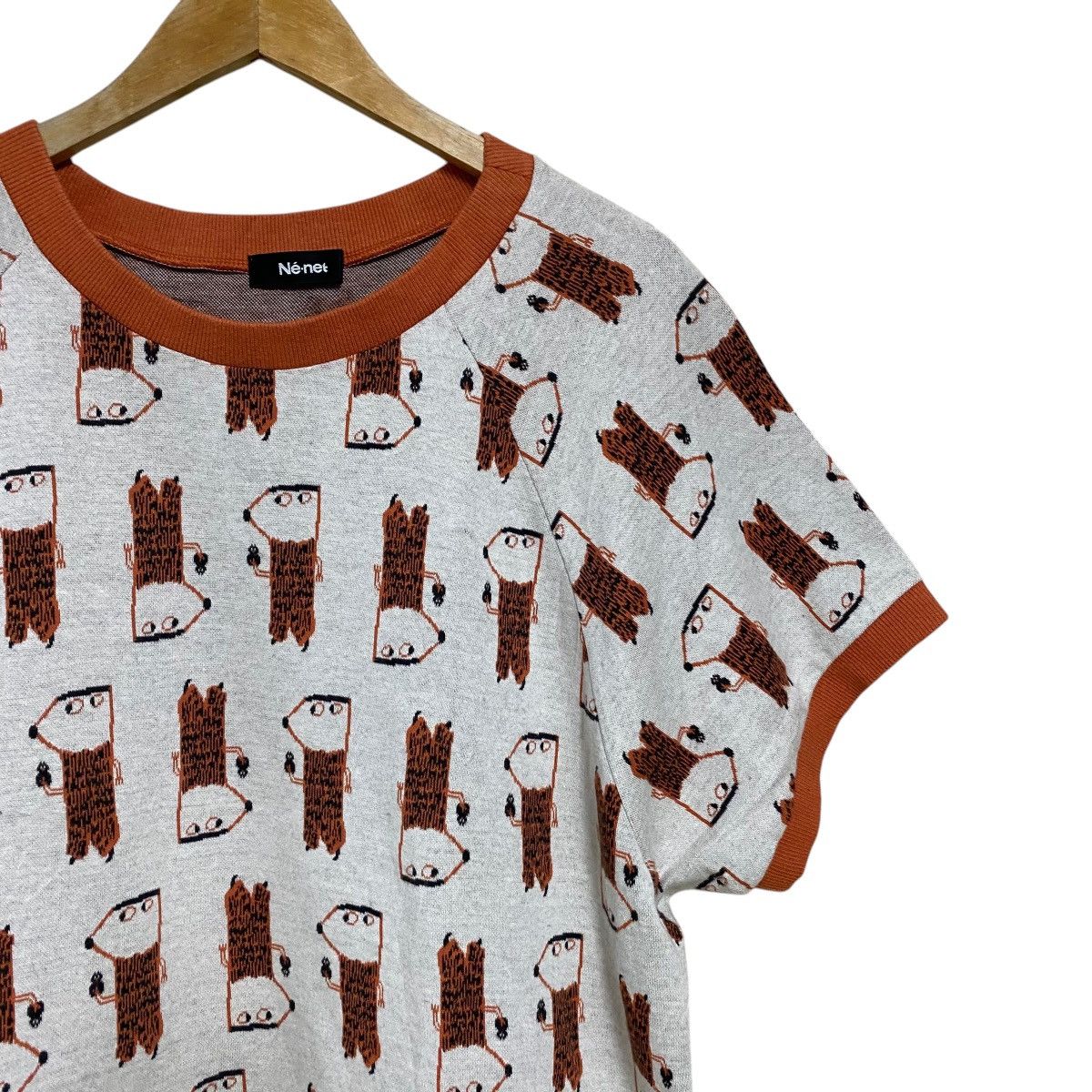 Ne-Net MOGU TAKAHASHI X NE-NET Sweatshirt Cropped Oversized Size M / US 6-8 / IT 42-44 - 4 Thumbnail