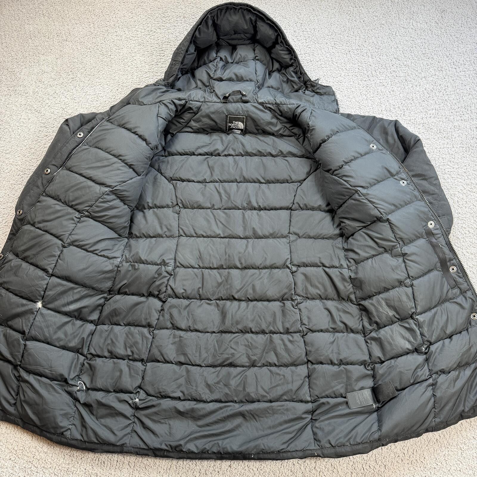 The North Face The North Face Womens Black Hooded Down Parka Jacket S Coat Size S / US 4 / IT 40 - 4 Thumbnail