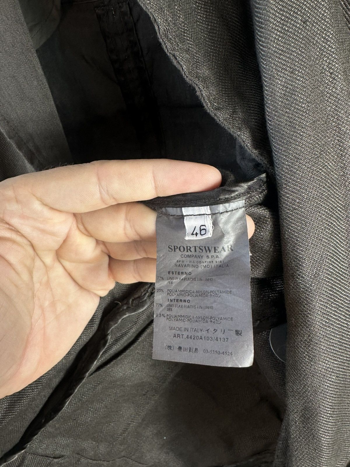 C.P. Company Archival C.P. Company 2006 Linen-Nylon Blend Blazer Jacket Size US S / EU 44-46 / 1 - 7 Thumbnail