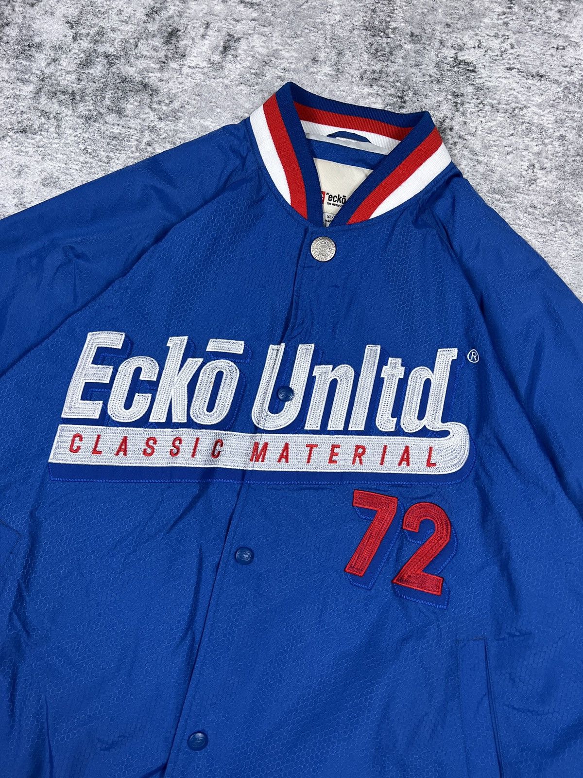 Ecko Unltd. × Southpole Y2K Ecko Unltd Varsity Jacket Size US XL / EU 56 / 4 - 2 Thumbnail