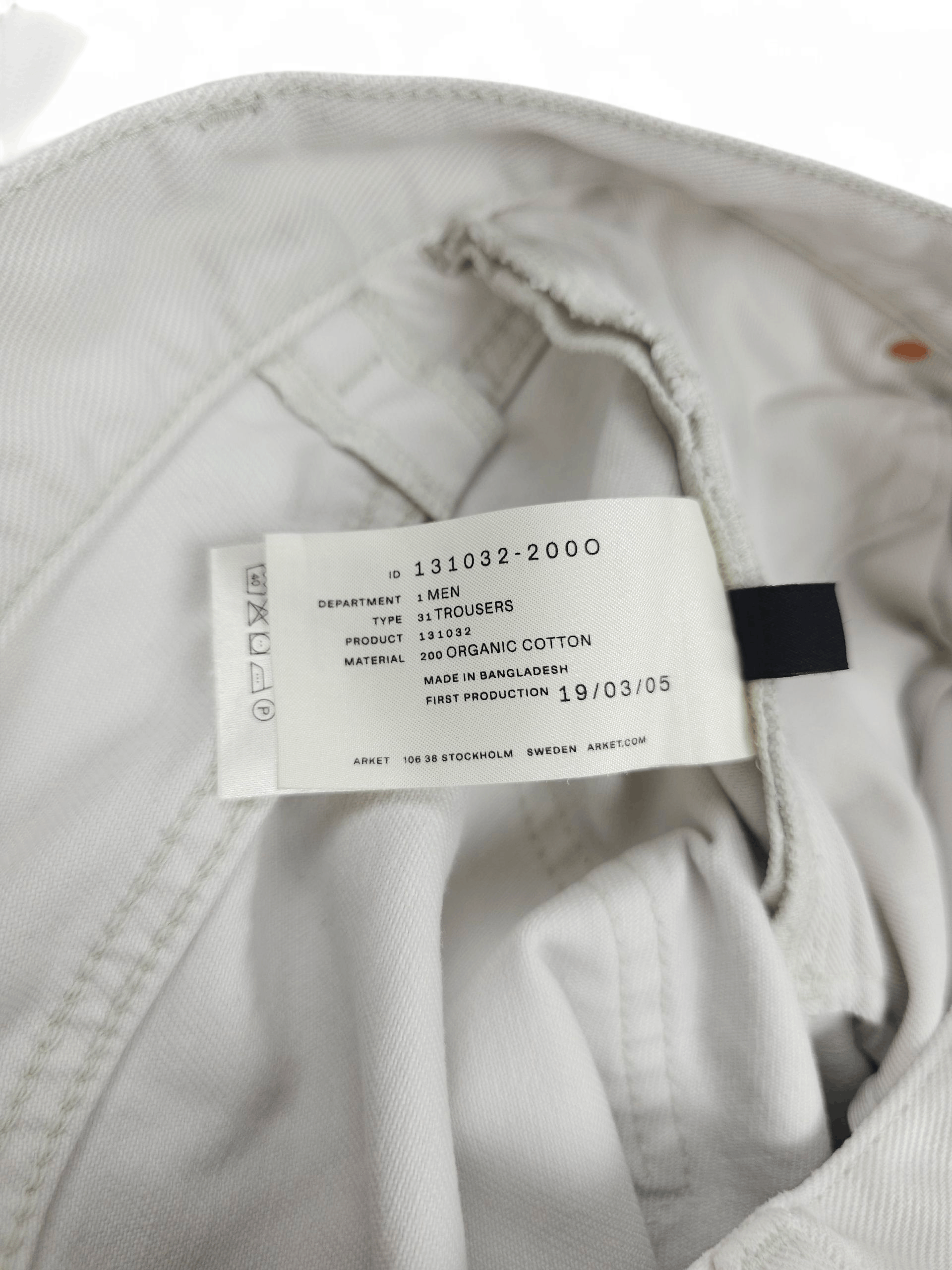 Arket 💎 Arket Classic Straight Casual Cotton Jeans Trousers Size US 29 - 8 Thumbnail