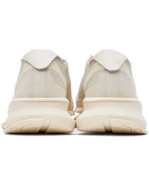 Y-3 × Yohji Yamamoto o1s22i1n0125 S-Gendo Run Low-Top Sneakers in Beige Size US 8 / EU 41 - 2 Thumbnail