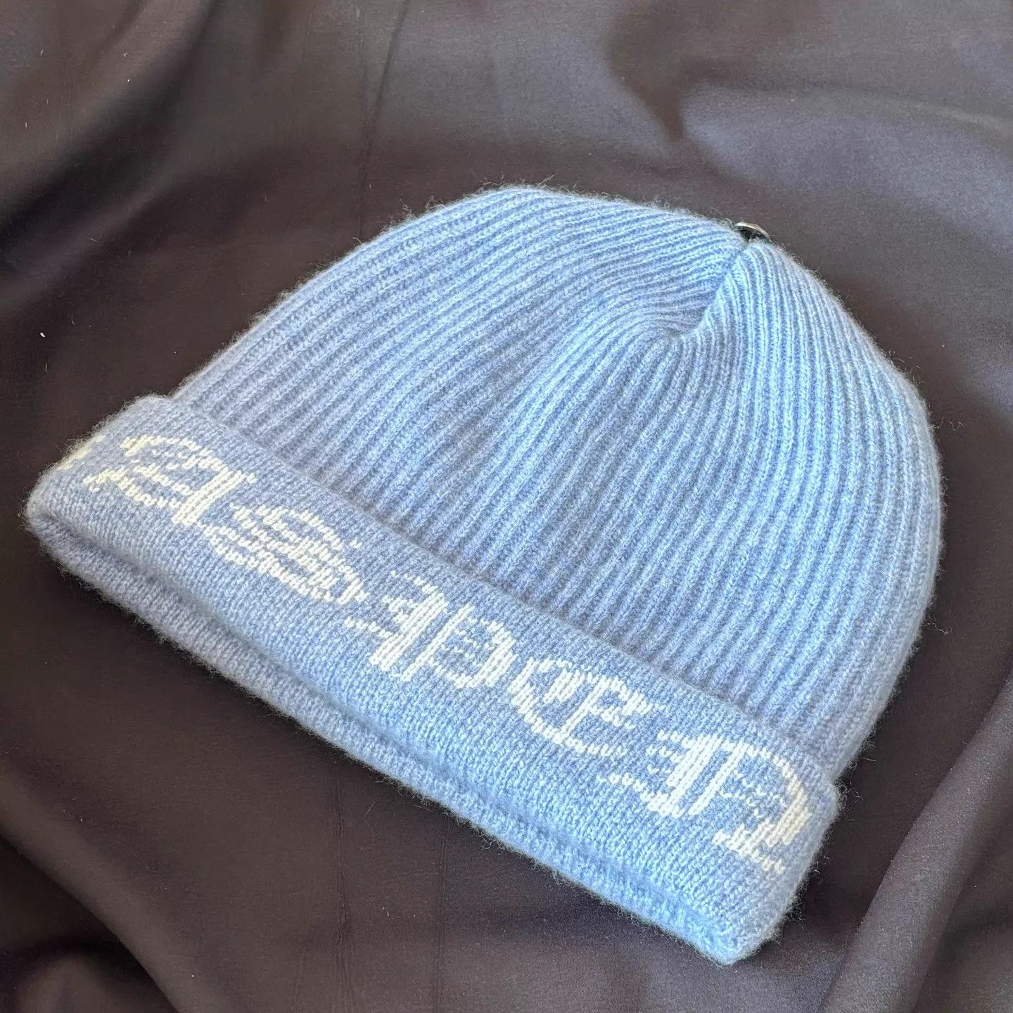 Chrome Hearts Chrome Hearts Mist Blue Aspen Font Beanie OS New Size ONE SIZE - 5 Thumbnail