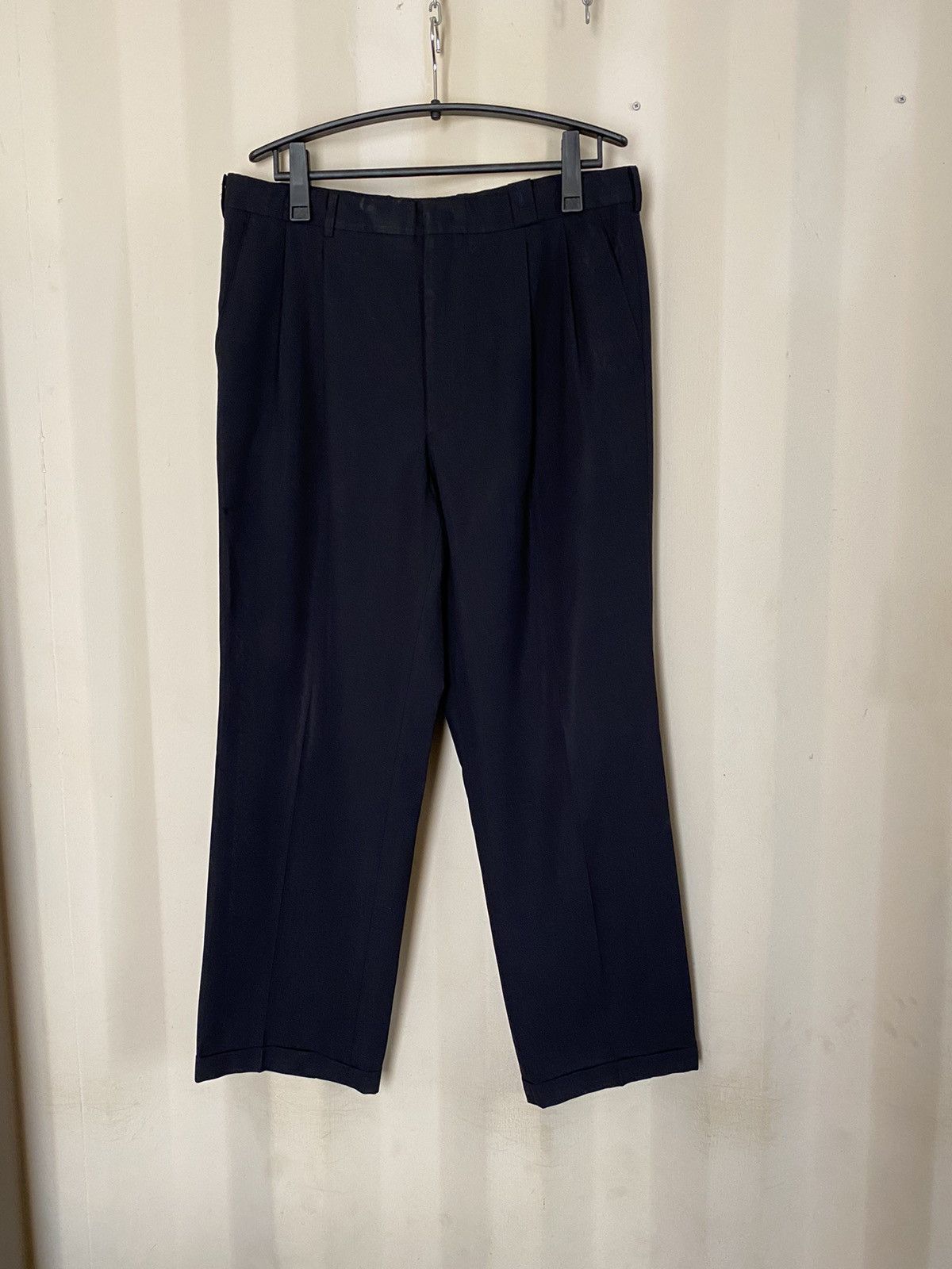 Yves Saint Laurent YVES SAINT LAURENT YSL Men Black Formal Trousers Pants Size US 37 - 14 Thumbnail