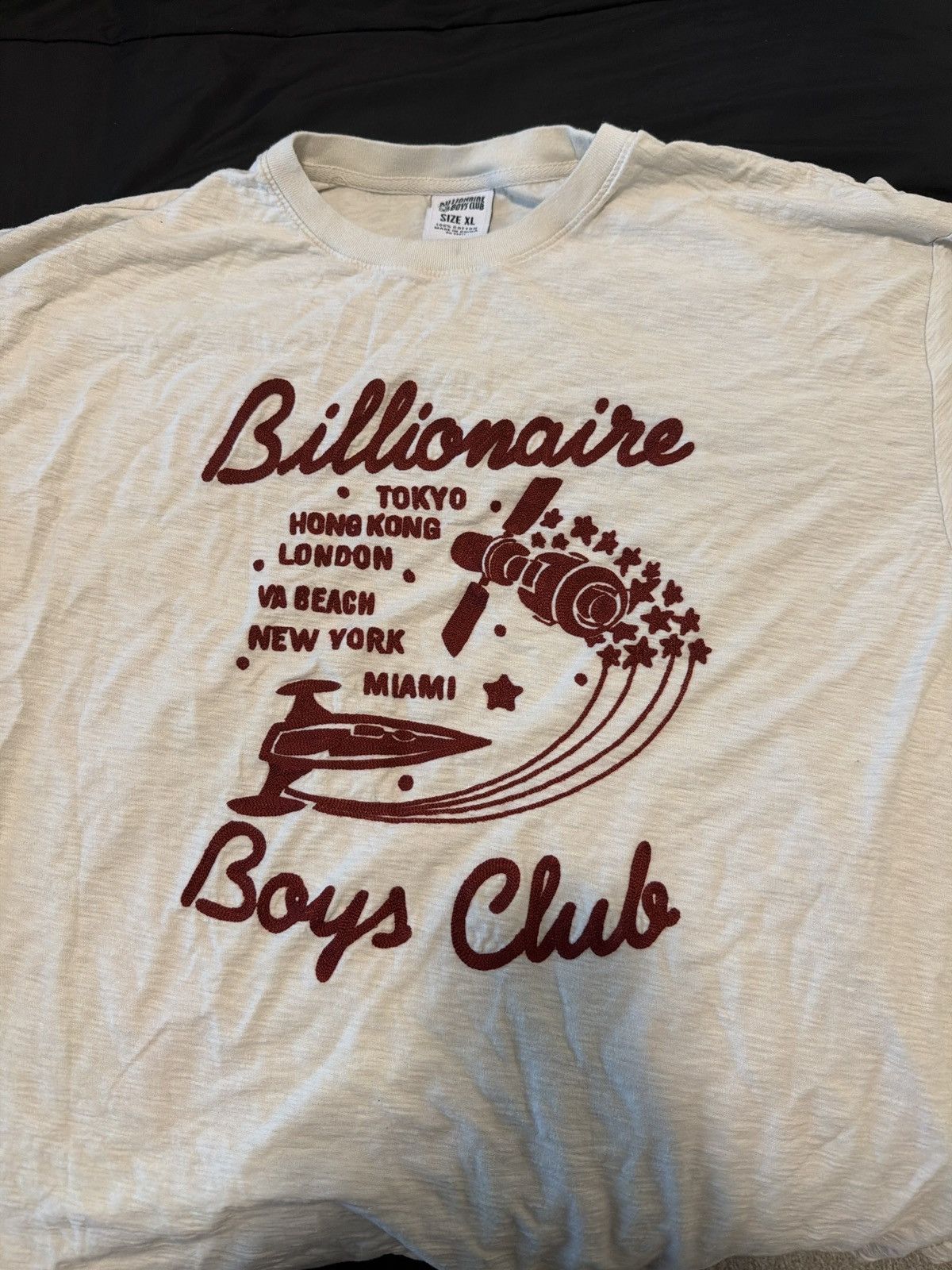 Billionaire Boys Club Billionaire Boys Club Rocket Tour Tshirt Size US XL / EU 56 / 4 - 1 Thumbnail