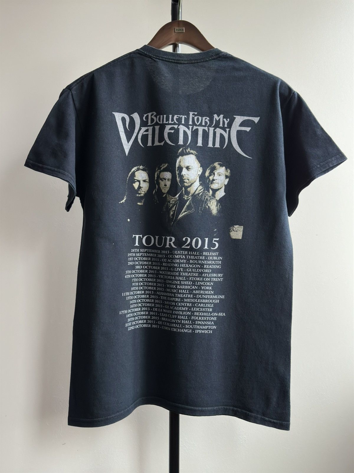 Band Tees × Vintage Vintage Bullet for My Valentine Tour Tee 2015 Size US M / EU 48-50 / 2 - 5 Thumbnail