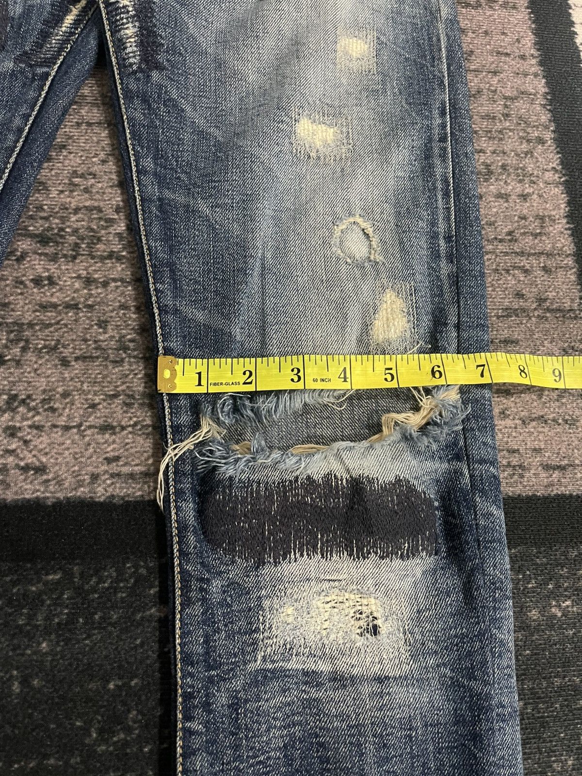 Armani Armani Jeans Distressed Denim Size US 29 - 17 Thumbnail