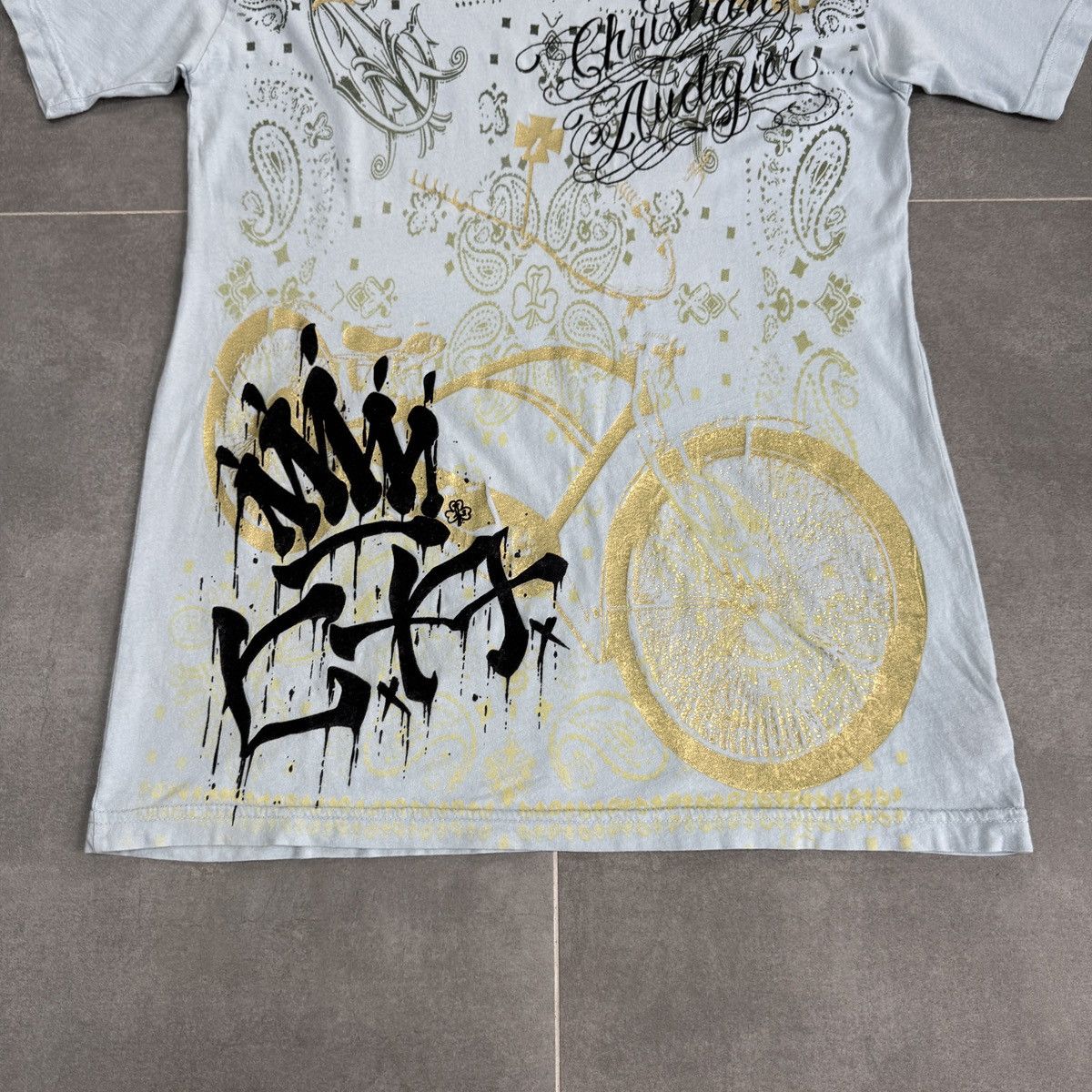 Ed Hardy Christian Audigier Los Angeles Tattoo Y2K Hip Hop T-Shirt Size US S / EU 44-46 / 1 - 4 Thumbnail