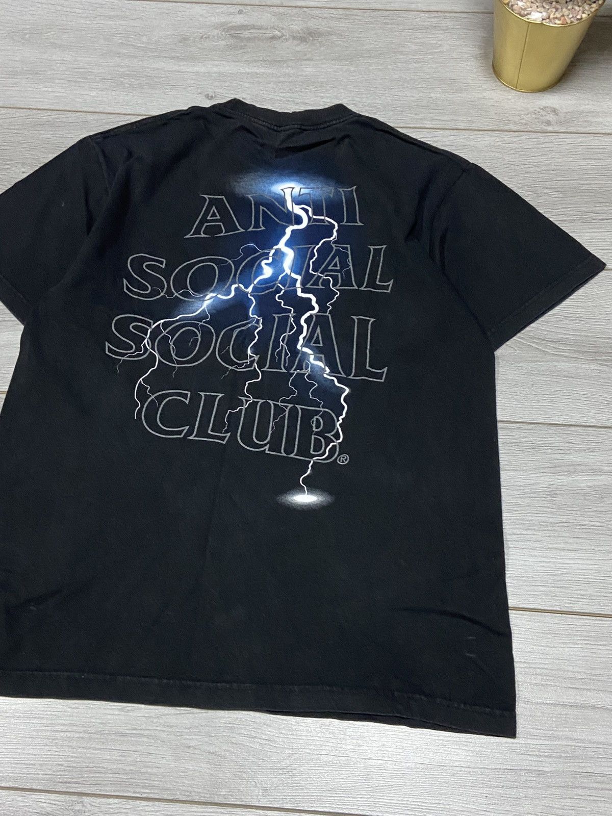 Anti Social Social Club Anti Social Social Club USA reflective Lightning Tee Y2K Size US L / EU 52-54 / 3 - 9 Thumbnail