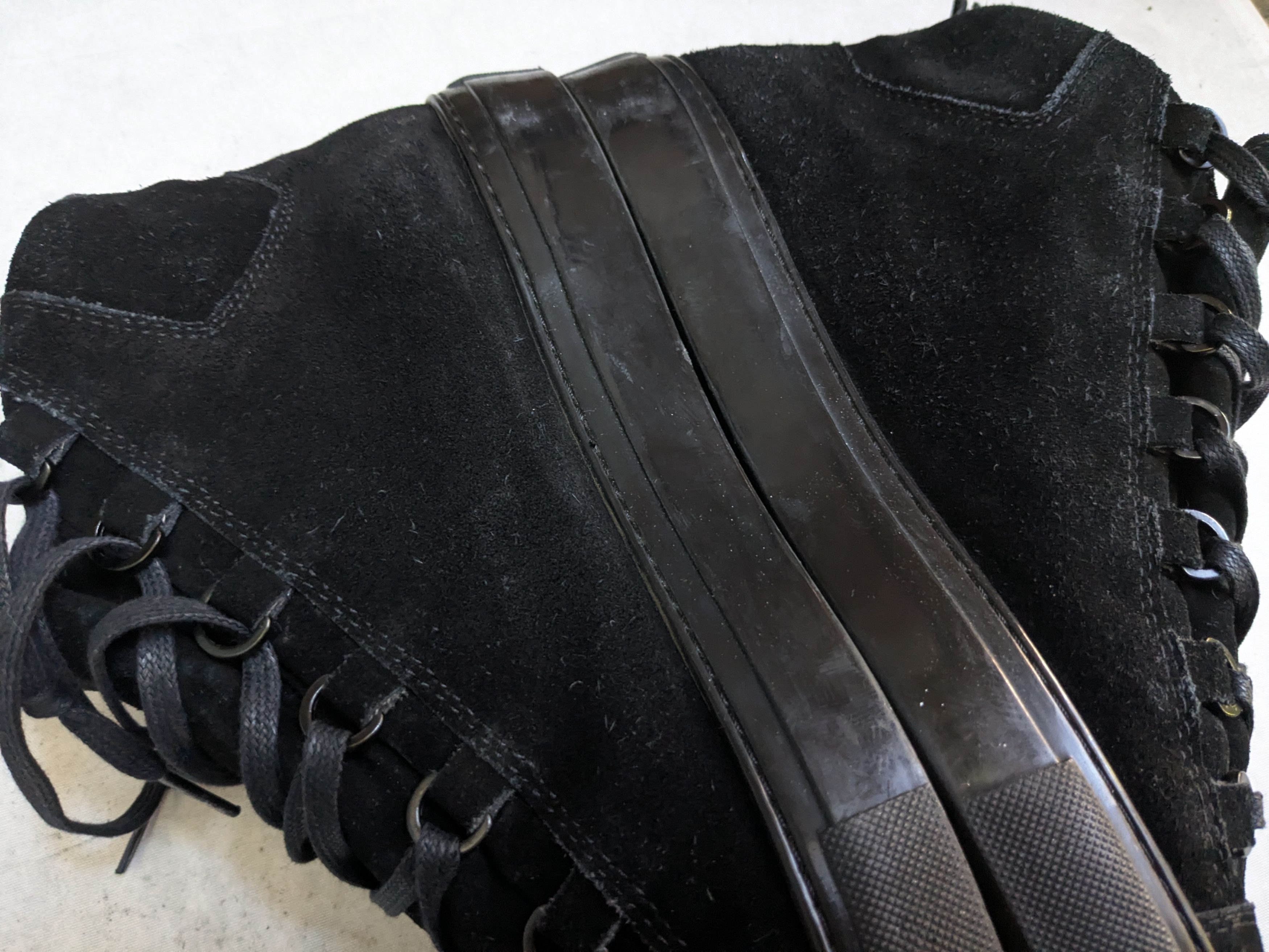 Balenciaga Balenciaga Arena Sneakers Black 10 High Tops Leather Suede Size US 10 / EU 43 - 10 Thumbnail