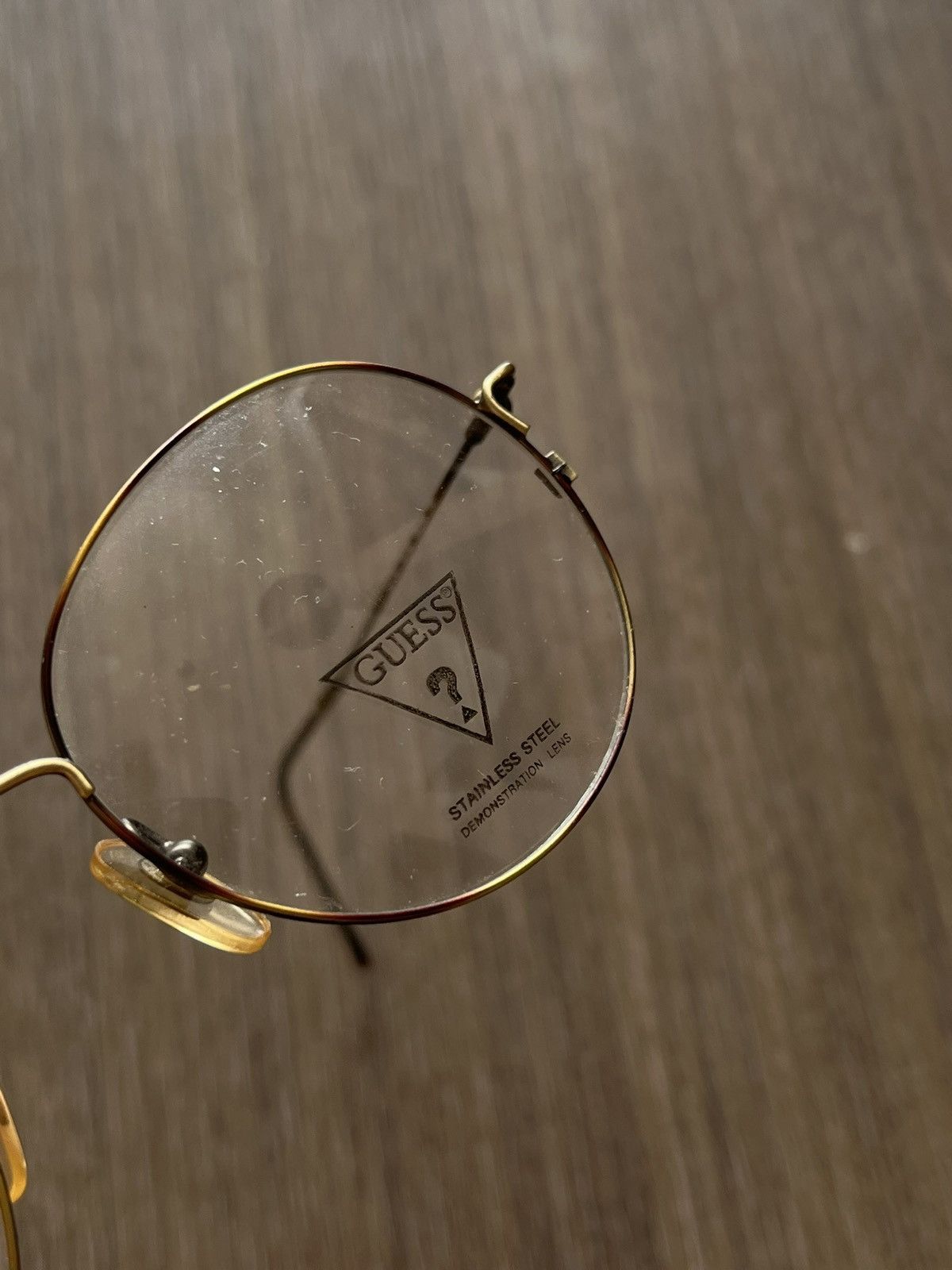 Guess Guess Stainless Demo Lens Metal 49-20 140 1990s Vintage Size ONE SIZE - 3 Thumbnail