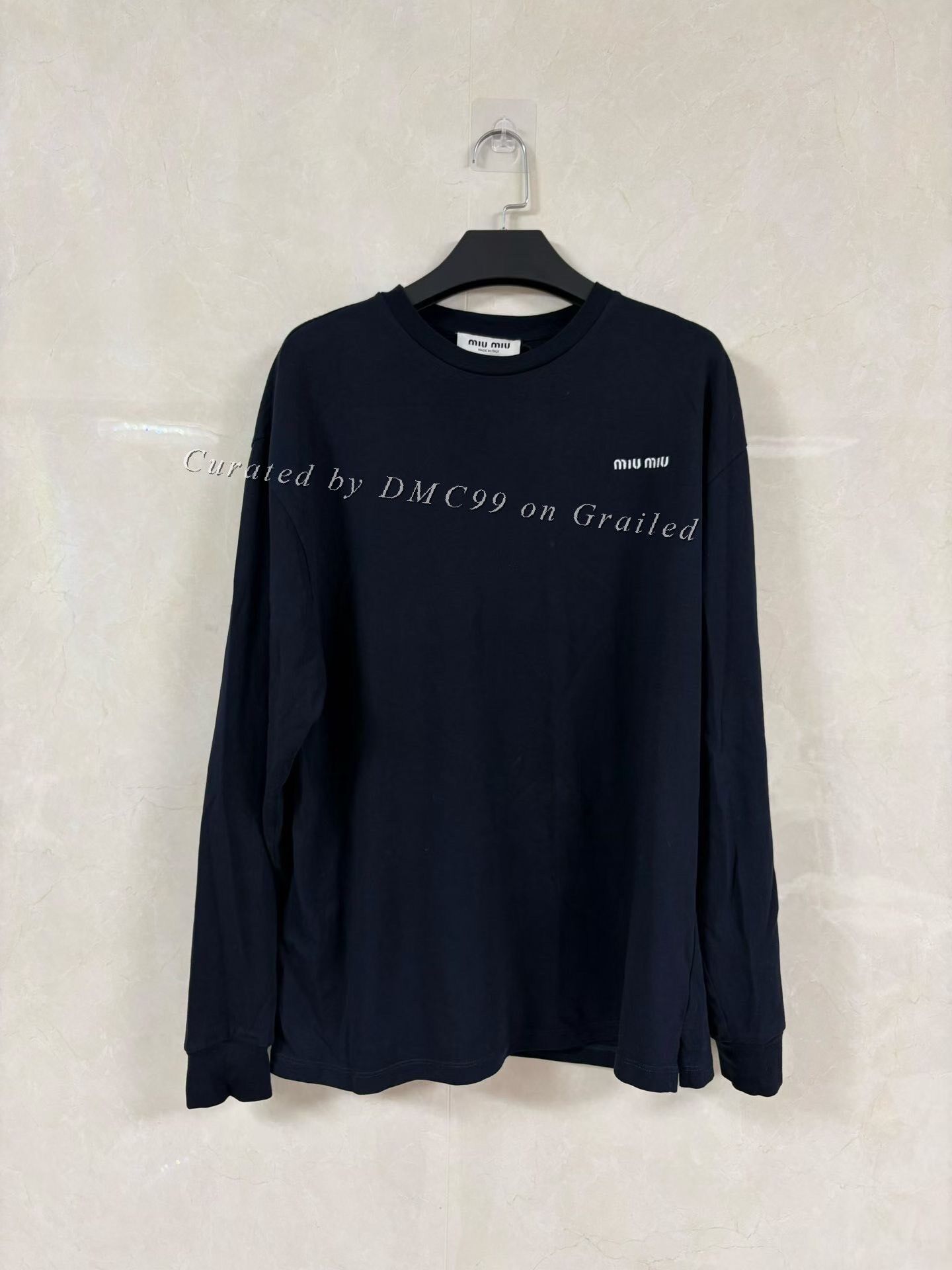 Miu Miu Miu Miu Embroidered Logo Long Sleeve Size XS / US 0-2 / IT 36-38 - 1 Thumbnail