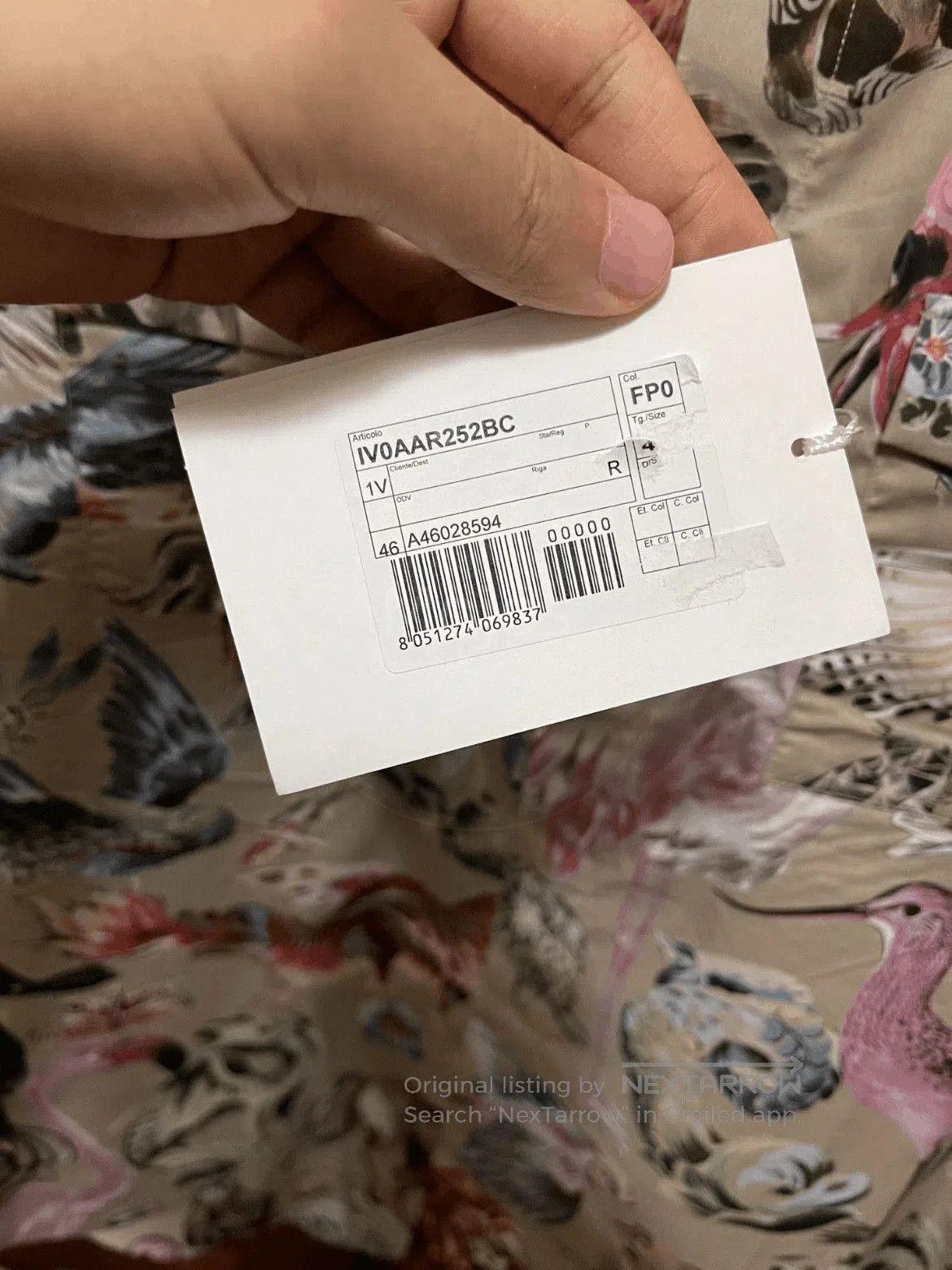 Valentino Sz 40 Valentino Animal Pattern Shirt. Size US L / EU 52-54 / 3 - 7 Thumbnail