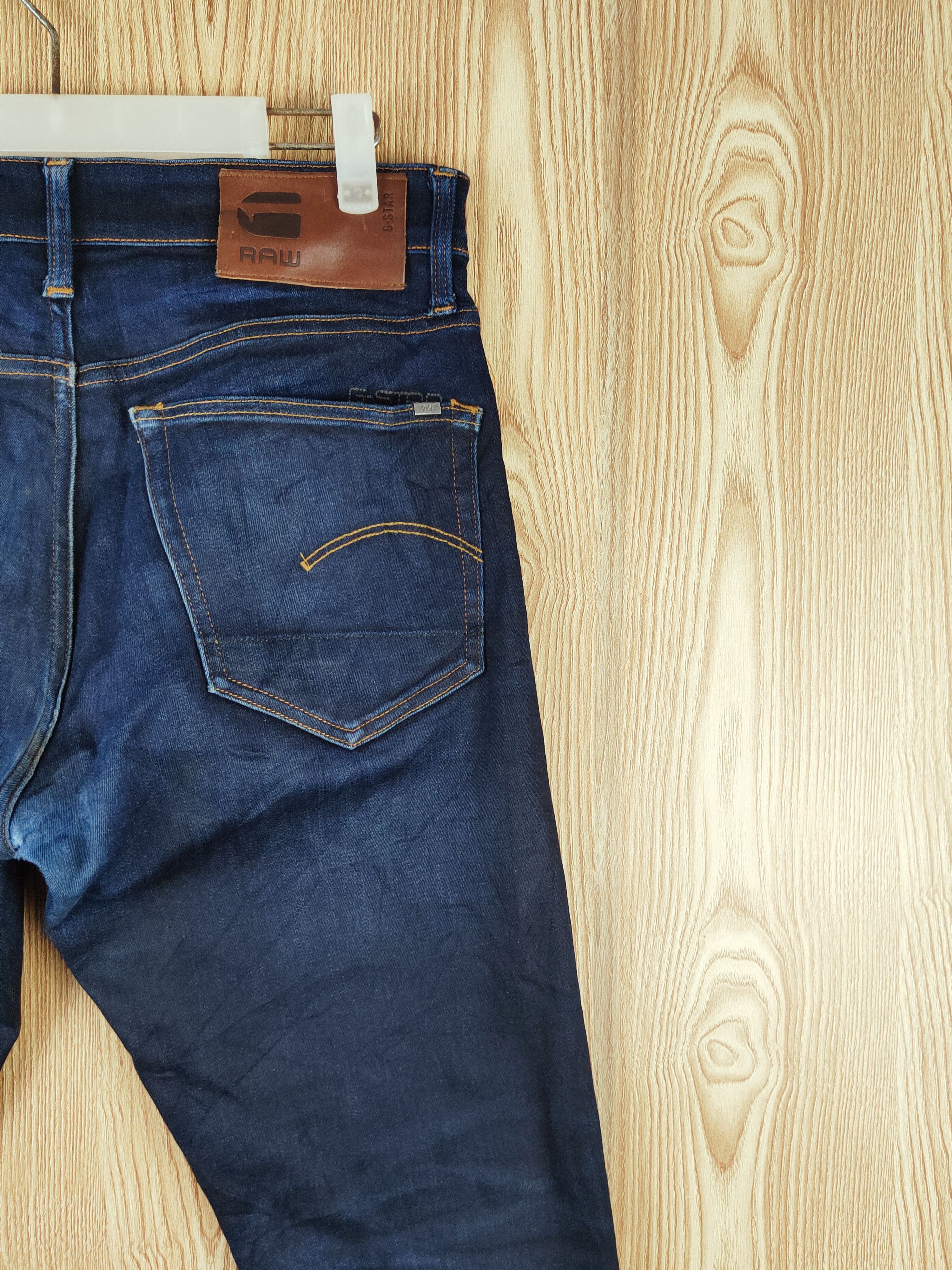 G-Star G-Star Raw Dark Blue Distressed Ripped Jeans #S2705 Size US 30 / EU 46 - 14 Thumbnail