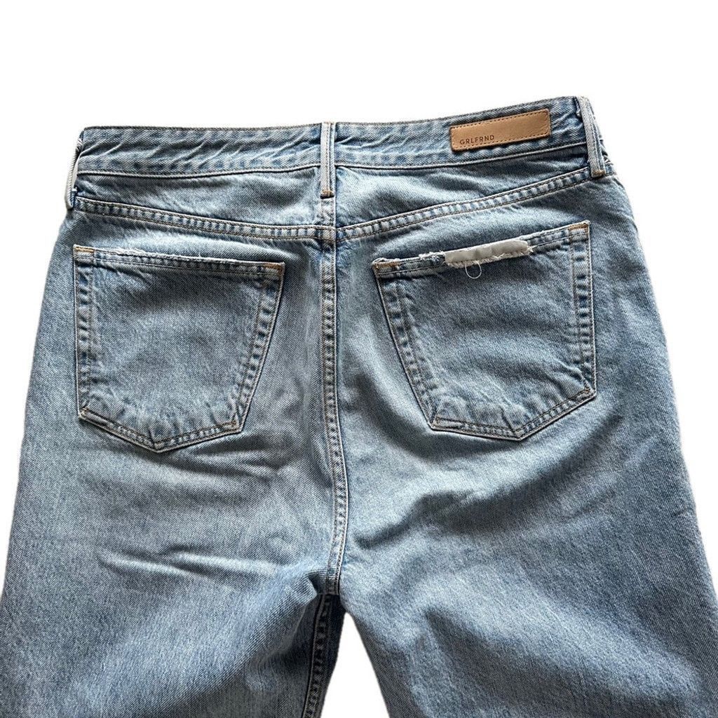 GRLFRND GRLFRND Devon Distressed HR Straight Crop Jeans Size 29 Size 29" - 10 Thumbnail