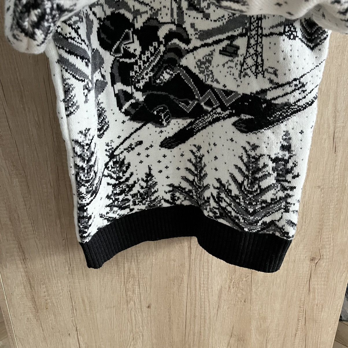 Vintage Vintage Ski Sweater Zip Nordic Knit Pullover Snow Winter Size US L / EU 52-54 / 3 - 3 Thumbnail