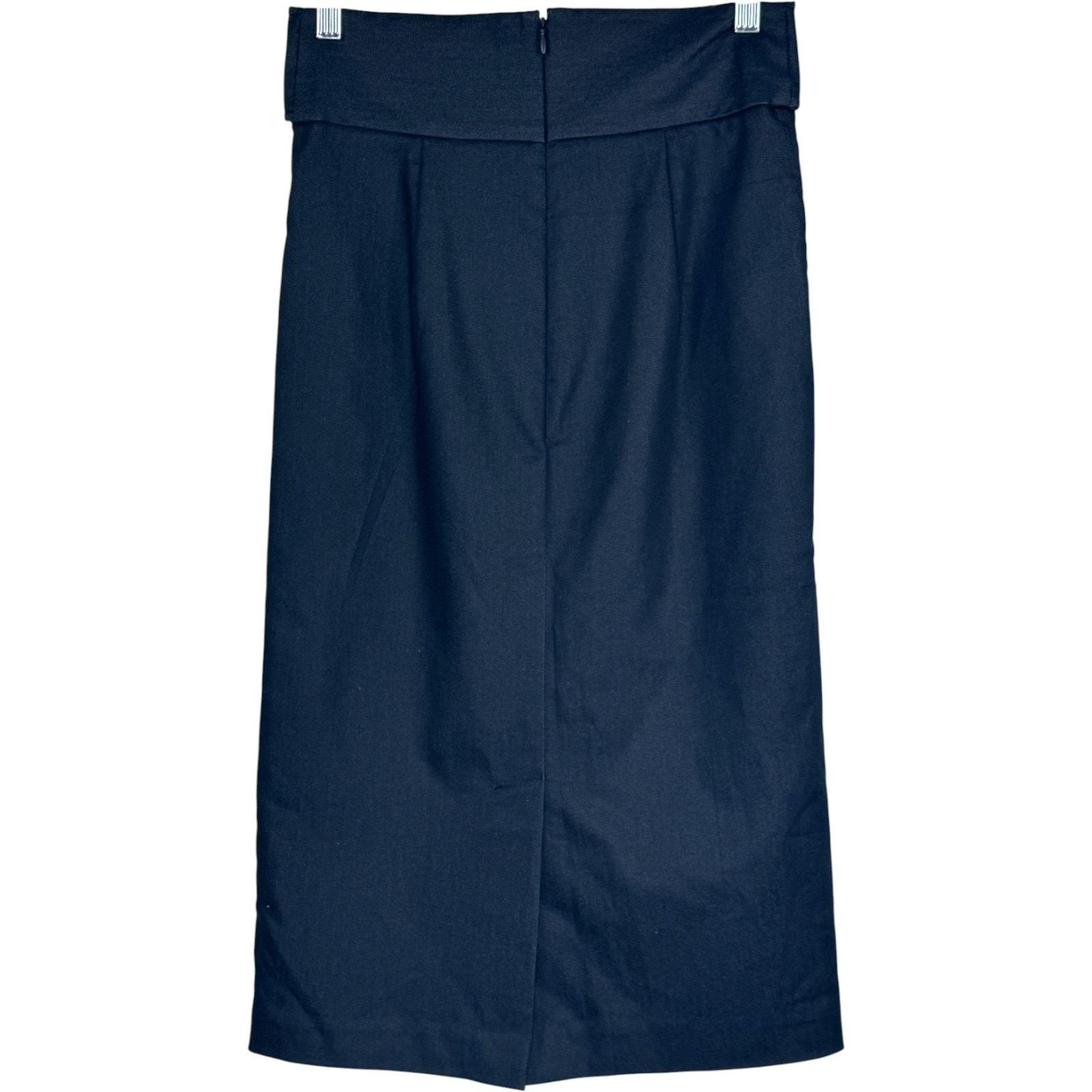 Worthington Worthington Women’s Dark Wash Belted Pencil Skirt Size 4 Size 27" / US 4 / IT 40 - 7 Thumbnail