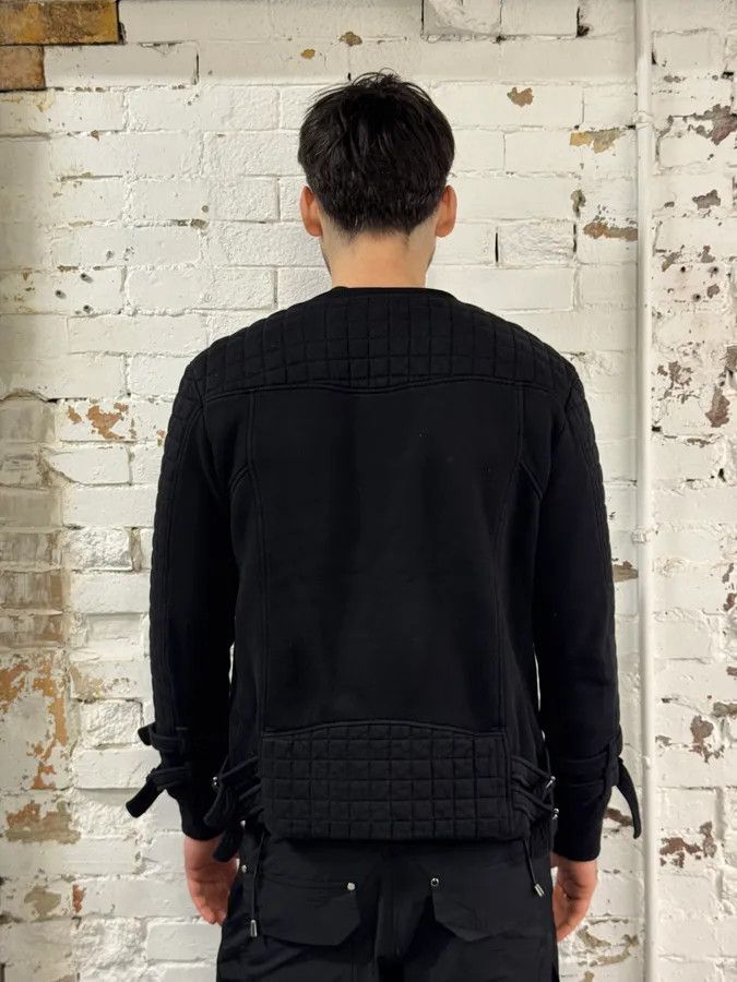 Balmain AW2017 Balmain Black Buckled Quilted Zip-up Jacket Size US M / EU 48-50 / 2 - 3 Thumbnail