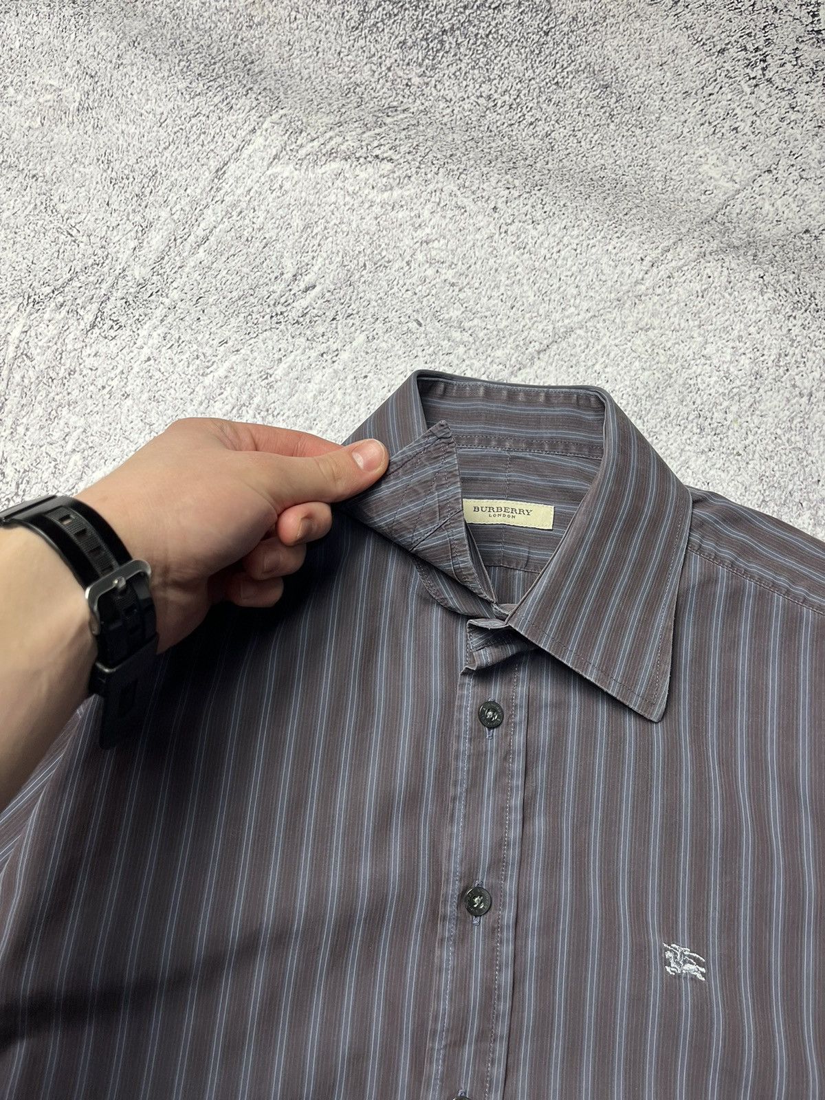 Burberry Burberry Nova Check Long Sleeve Shirt Luxury Size US M / EU 48-50 / 2 - 14 Thumbnail