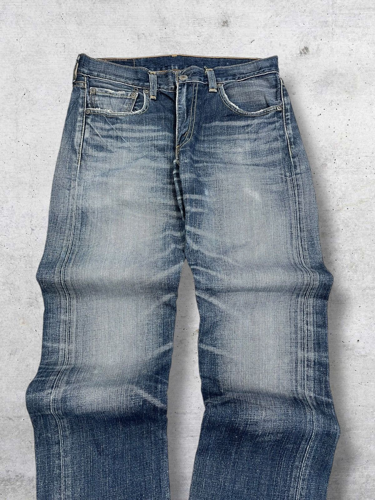 Levi's Vintage Clothing VINTAGE 505 LEVIS USA DESIGNER 90S INDIGO WASHED OLD DENIM Size US 30 / EU 46 - 4 Thumbnail