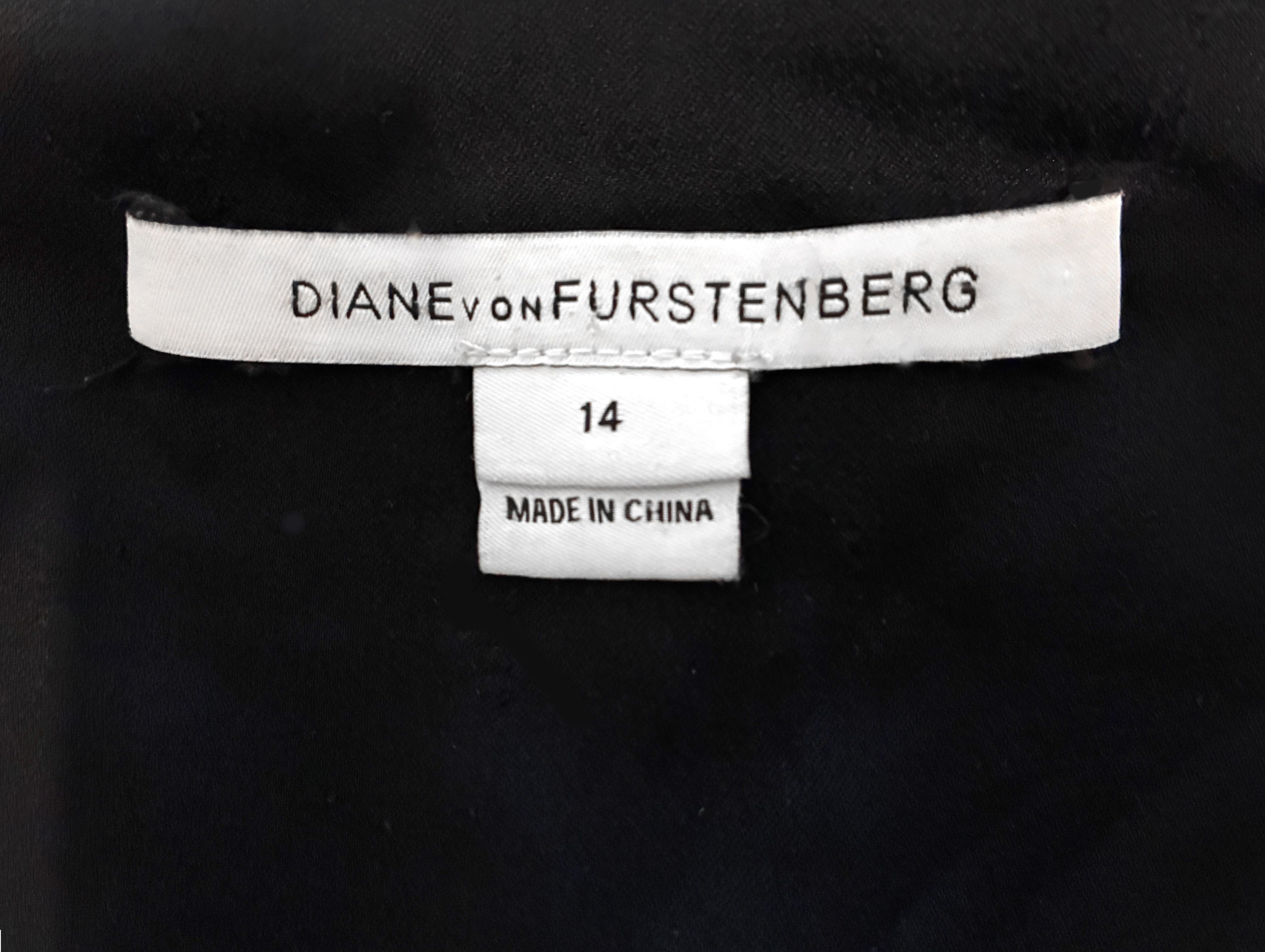 Diane von Furstenberg Diane Von Furstenberg Black Work‑To‑Evening Dress Size XL / US 12-14 / IT 48-50 - 6 Thumbnail