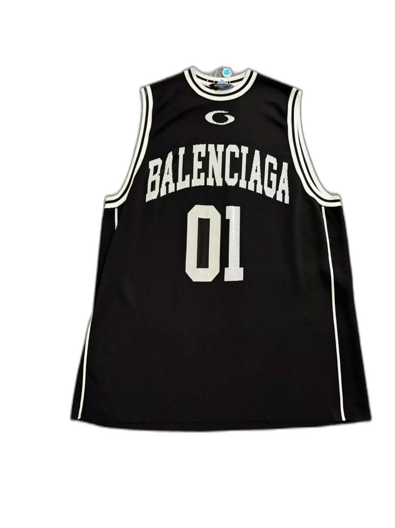 Balenciaga Balenciaga Basketball Series Black Sports Tank Top Size US M / EU 48-50 / 2 - 1 Thumbnail