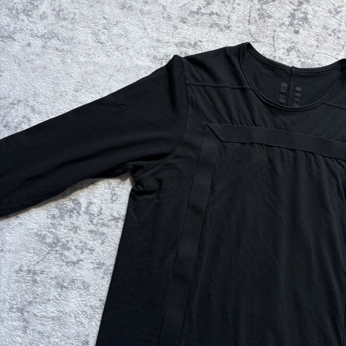 Rick Owens Rick Owens FW15 Strap Attachment Long Sleeve T-Shirt Black Size US S / EU 44-46 / 1 - 4 Thumbnail