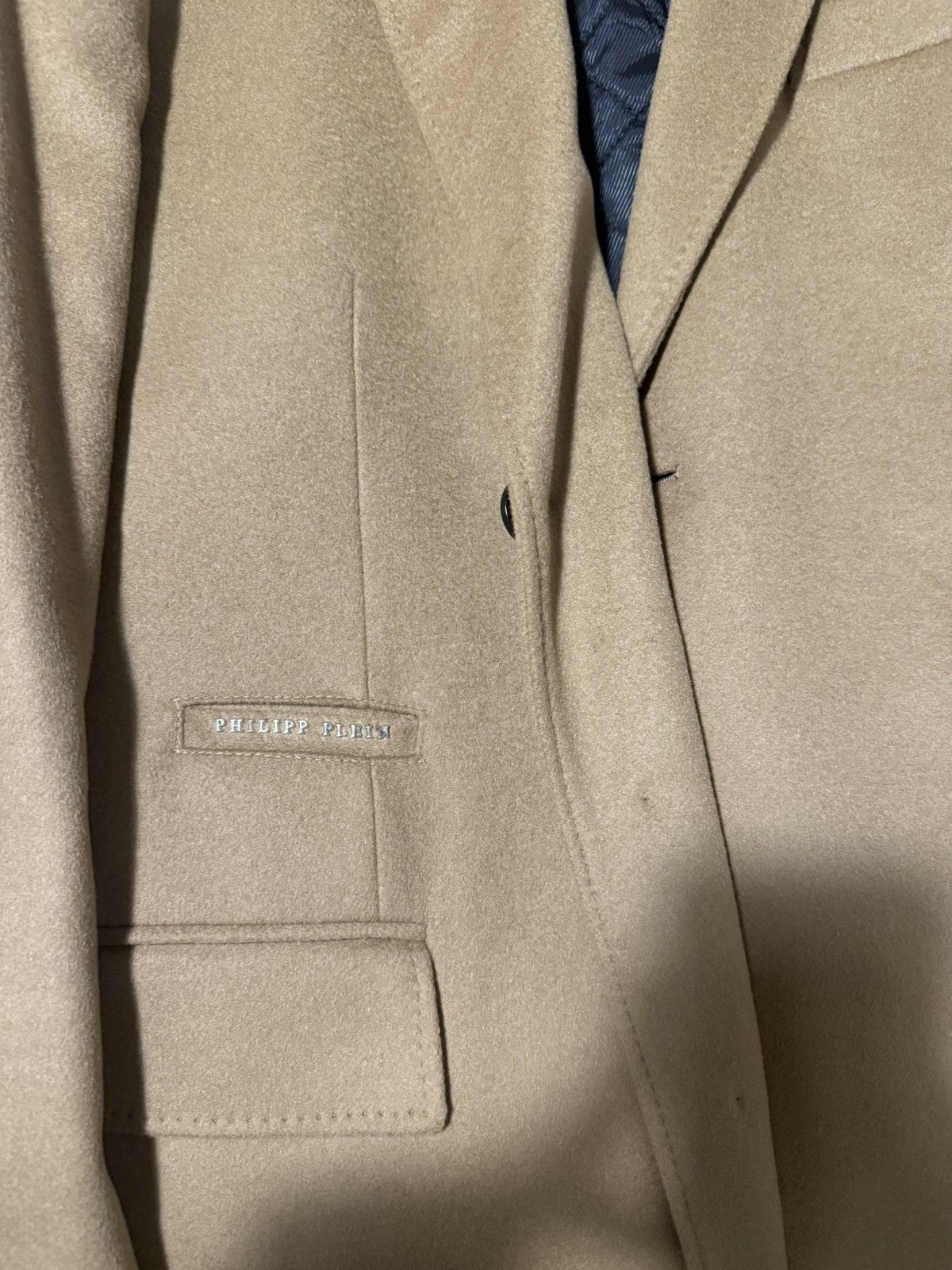 Philipp Plein Philipp Plein camel wool coat Size US XL / EU 56 / 4 - 5 Thumbnail