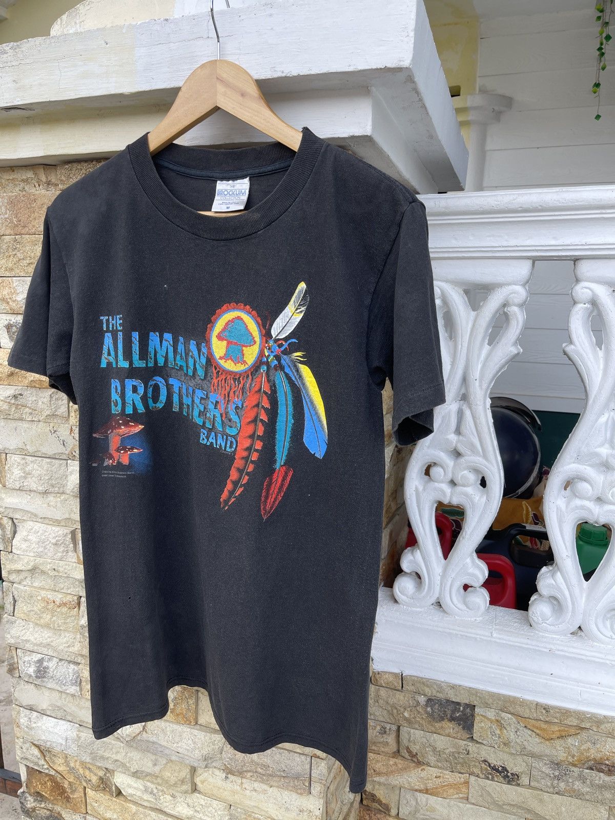 Band Tees Sun Faded🔥Vtg 1992 The Allman Brothers Band T-Shirt Size US M / EU 48-50 / 2 - 3 Thumbnail