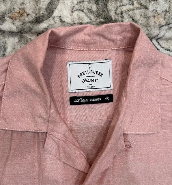 Portuguese Flannel Portuguese Flannel Short Sleeve Camp Collar Shirt (M) Size US M / EU 48-50 / 2 - 2 Thumbnail