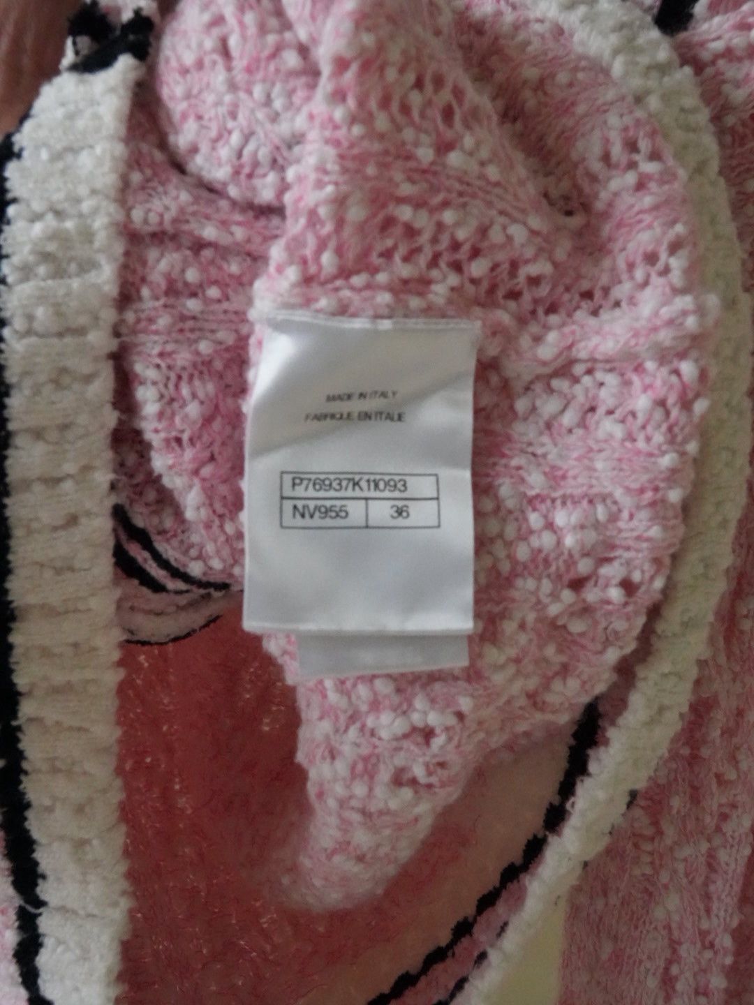 Chanel Chanel Pink 24P Tweed Button-Up Cardigan Size XS / US 0-2 / IT 36-38 - 9 Thumbnail