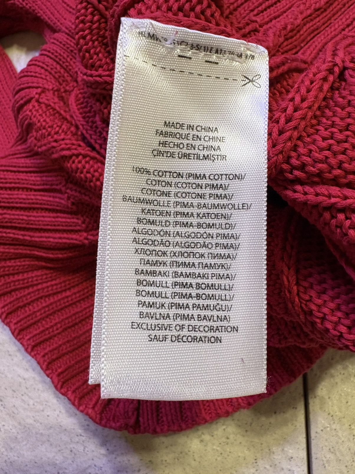 Polo Ralph Lauren Polo Ralph Lauren Women’s Cable Knit Sweater Red Size M Size M / US 6-8 / IT 42-44 - 10 Thumbnail