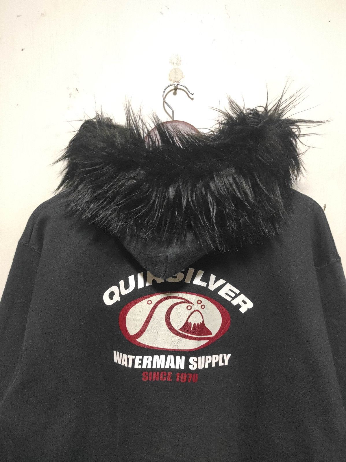 Quiksilver Quiksilver big logo fur hoodie ifsix LGB style Size US M / EU 48-50 / 2 - 5 Thumbnail