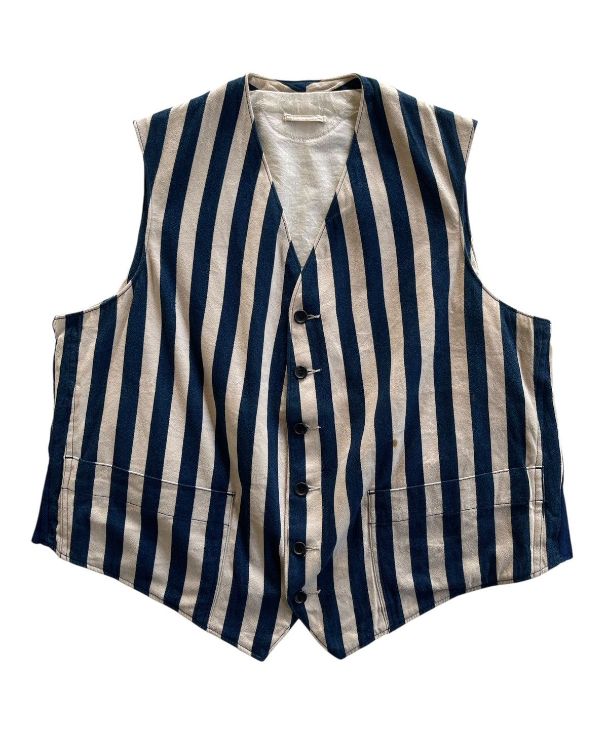 45rpm 45rpm Stripe Indigo Vest Kapital Japan Size US M / EU 48-50 / 2 - 5 Thumbnail