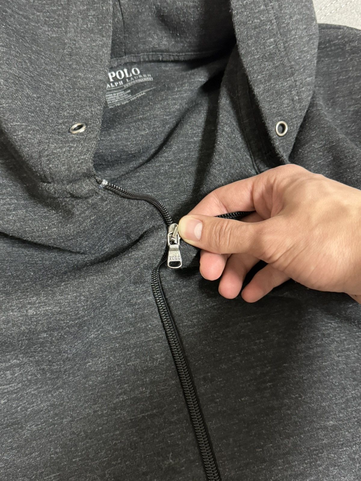 Polo Ralph Lauren × Vintage Polo Ralph Lauren gray zip hoodie men’s size L Xl Size US XL / EU 56 / 4 - 9 Thumbnail