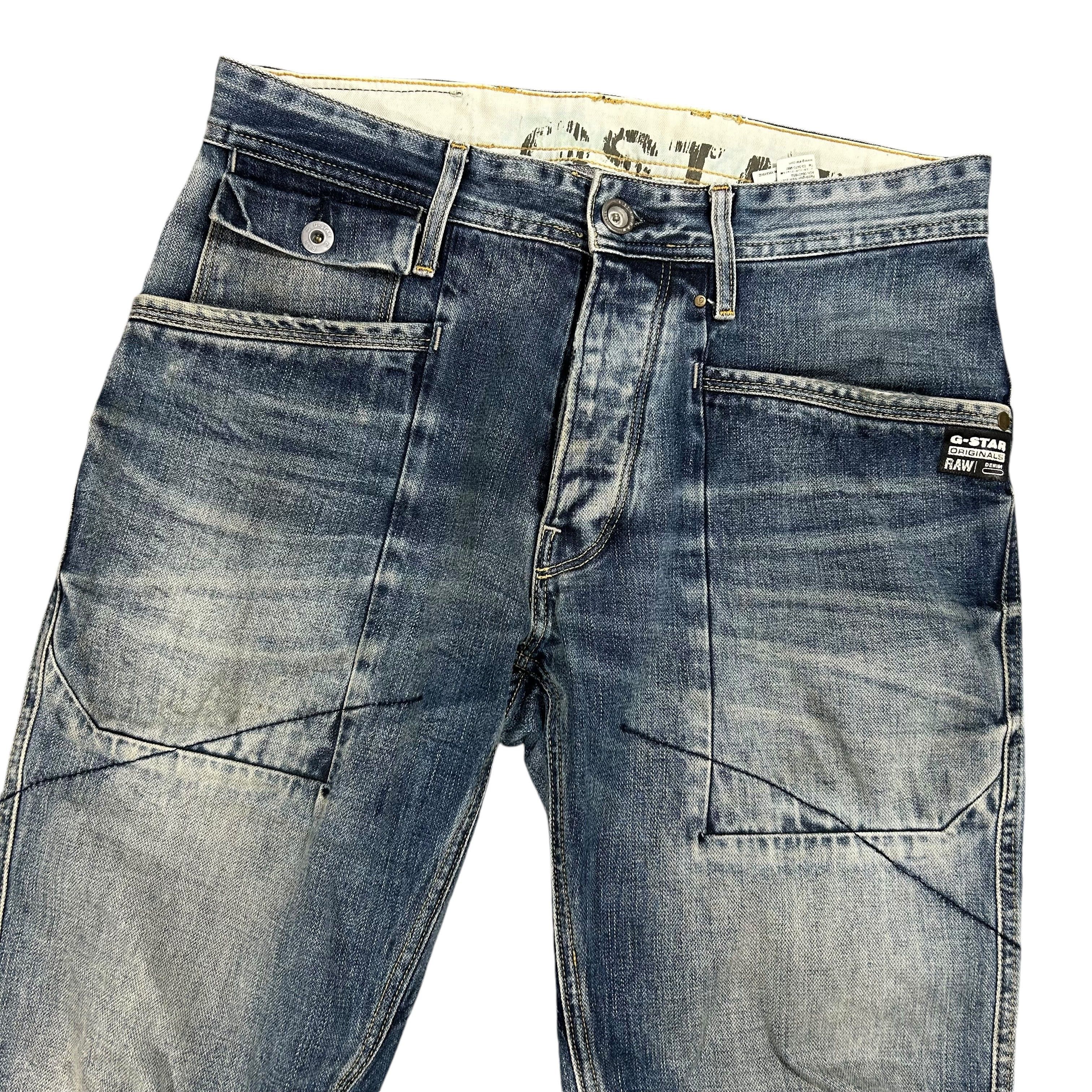 G-Star G-star Raw Regular Straight Blue Denim Jeans W30L32 Size US 30 / EU 46 - 3 Thumbnail
