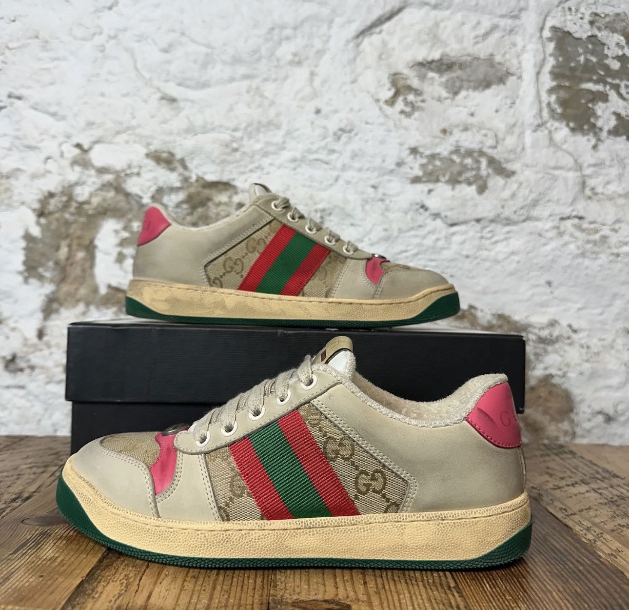 Gucci Gucci Beige Screeners Size US 6.5 / IT 36.5 - 2 Thumbnail